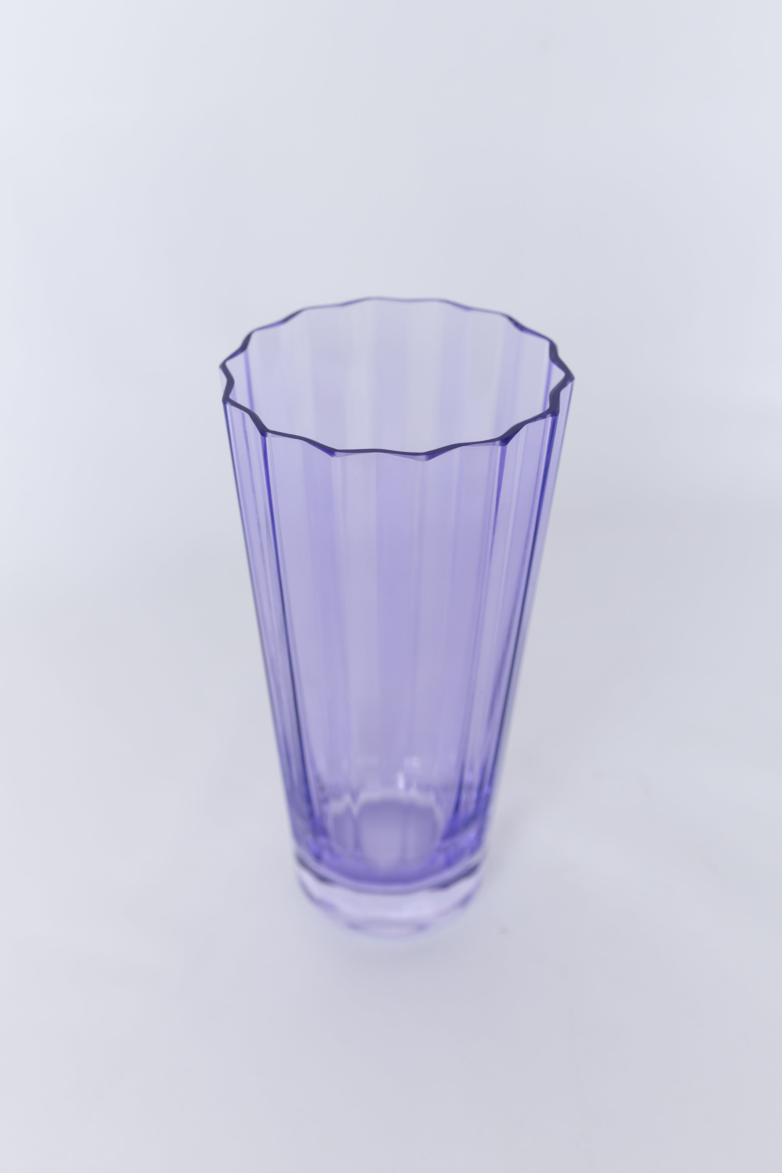 Estelle Colored Sunday Highball Glasses Set of 6 - Elegant Lavender Drinking Glasses for Cocktails, Juice & Iced Tea - Perfect for Home Bar, Dinner Parties & Summer Entertaining