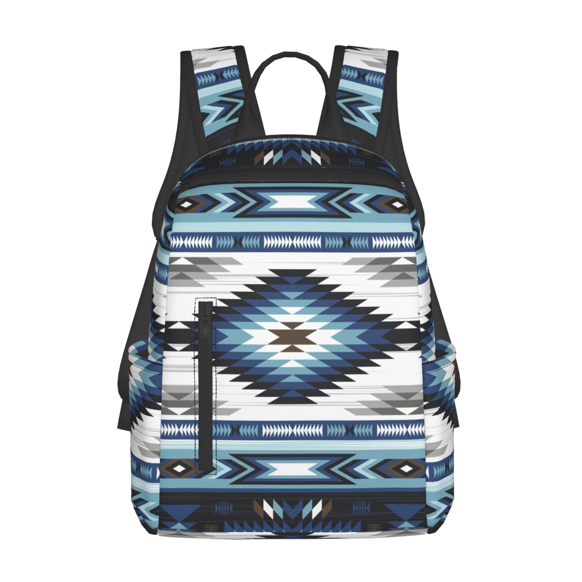 Stylish Tribal Navajo Aztec Geometric Print Backpack - Durable School, Travel & Sports Bookbag for Boys, Girls, Men & Women | Perfect for College, Hiking, Gym & Everyday Use
