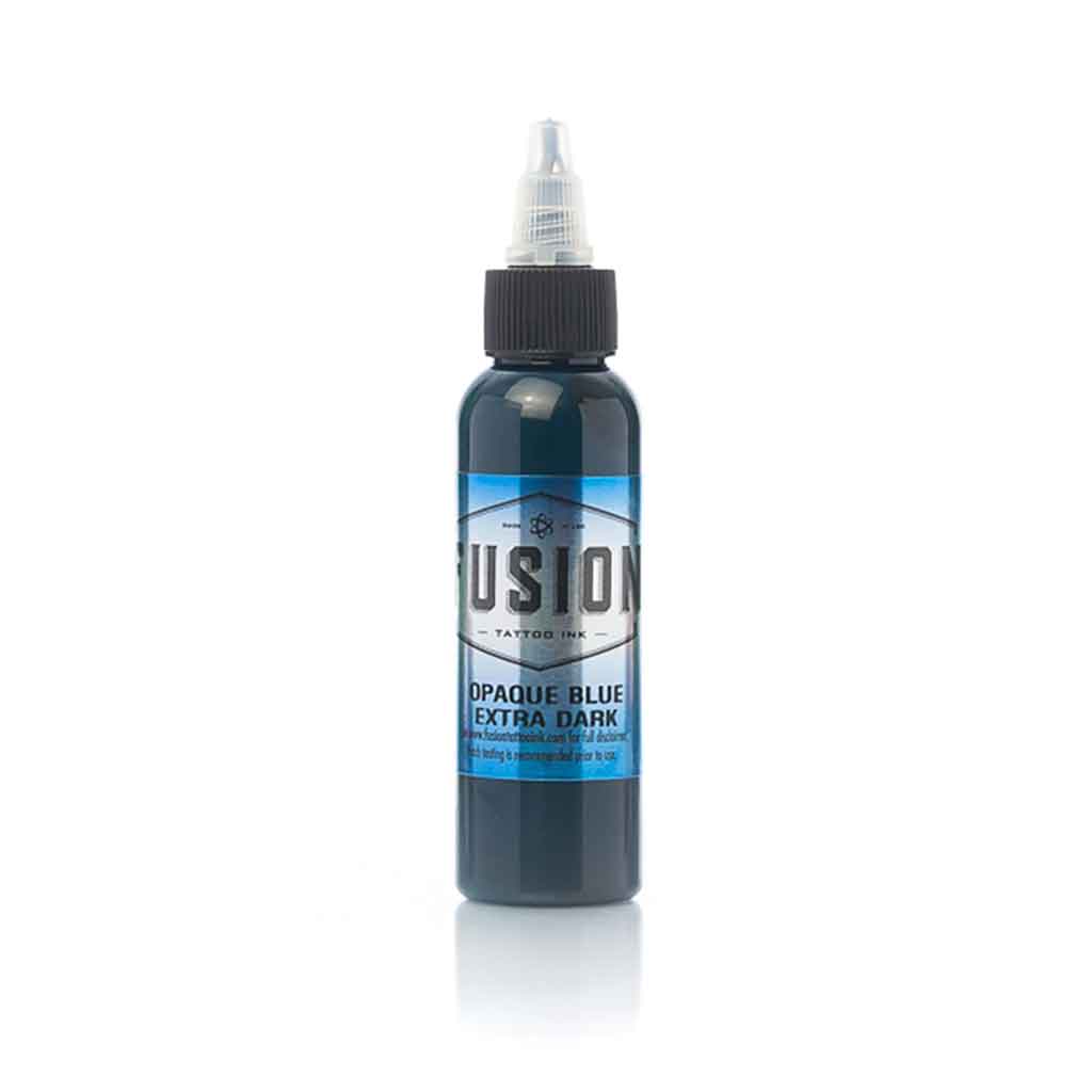 Opaque Blue Extra Dark Fusion Ink - 1 oz Bottle for Screen Printing, DIY Crafts & Fabric Art