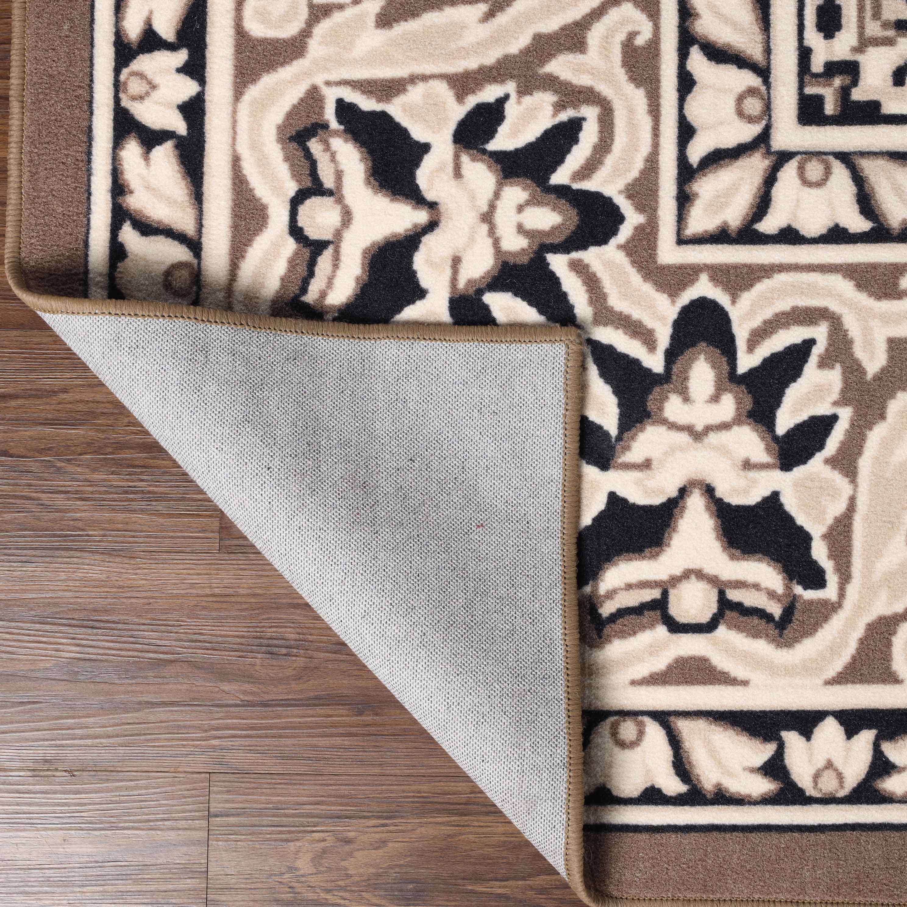 Glendale Traditional Floral Medallion Indoor Area Rug - Non-Slip Living Room Carpet, Bedroom Runner, Hallway Decor | Soft & Durable Home Floor Mat for Cozy Interior Design