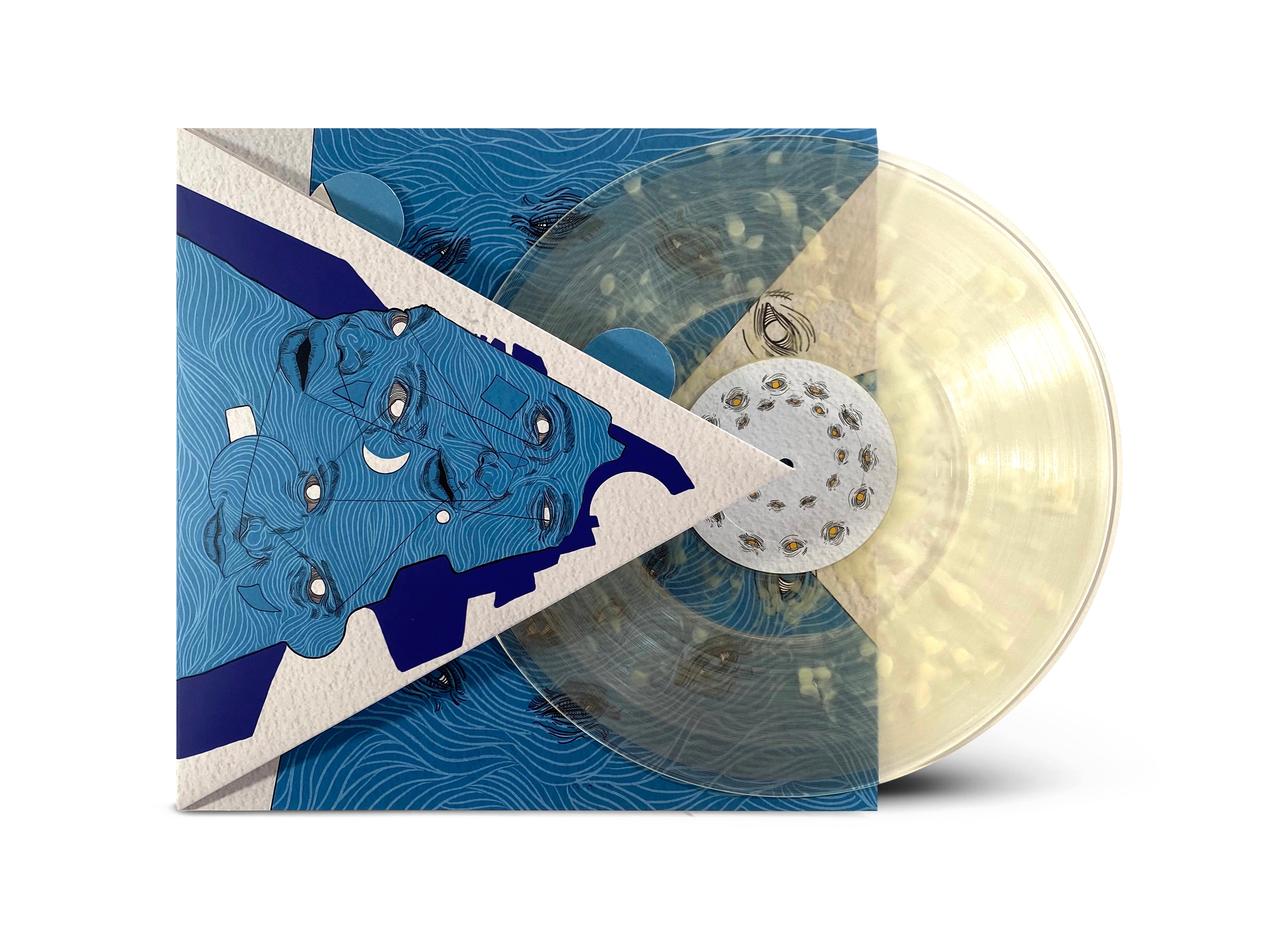Standard // Clear with glow splatter vinyl