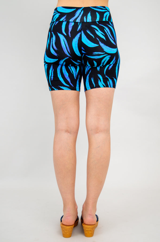 Hallie Women's Shorts - Stylish Cubana Design, Soft Bamboo Fabric for Comfort - Perfect for Summer, Beach, and Casual Wear