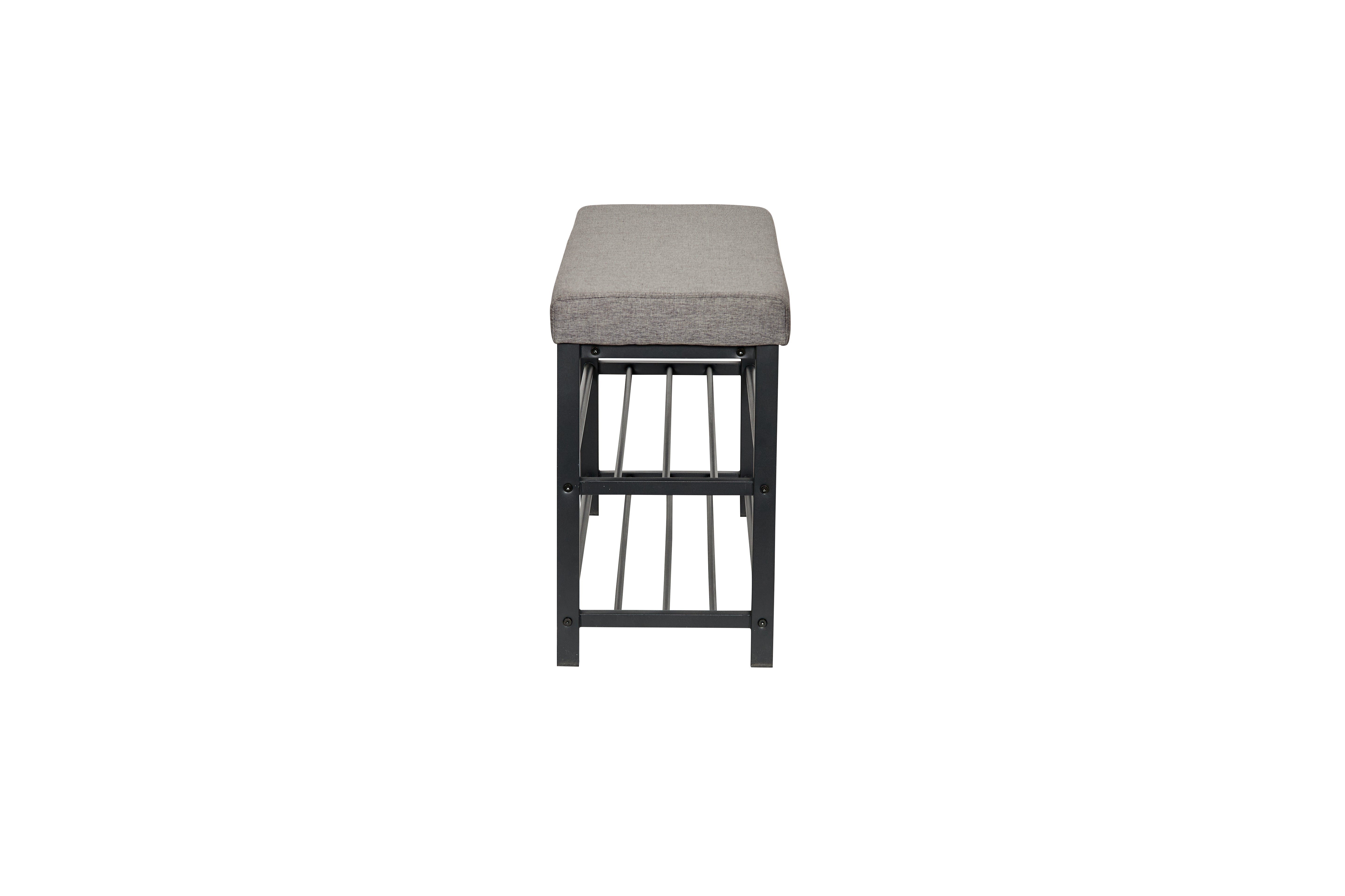 Premium Shoe Bench with Cushion - Sturdy Entryway Seating for Home & Office - Perfect for Hallway, Bedroom, or Mudroom Organization