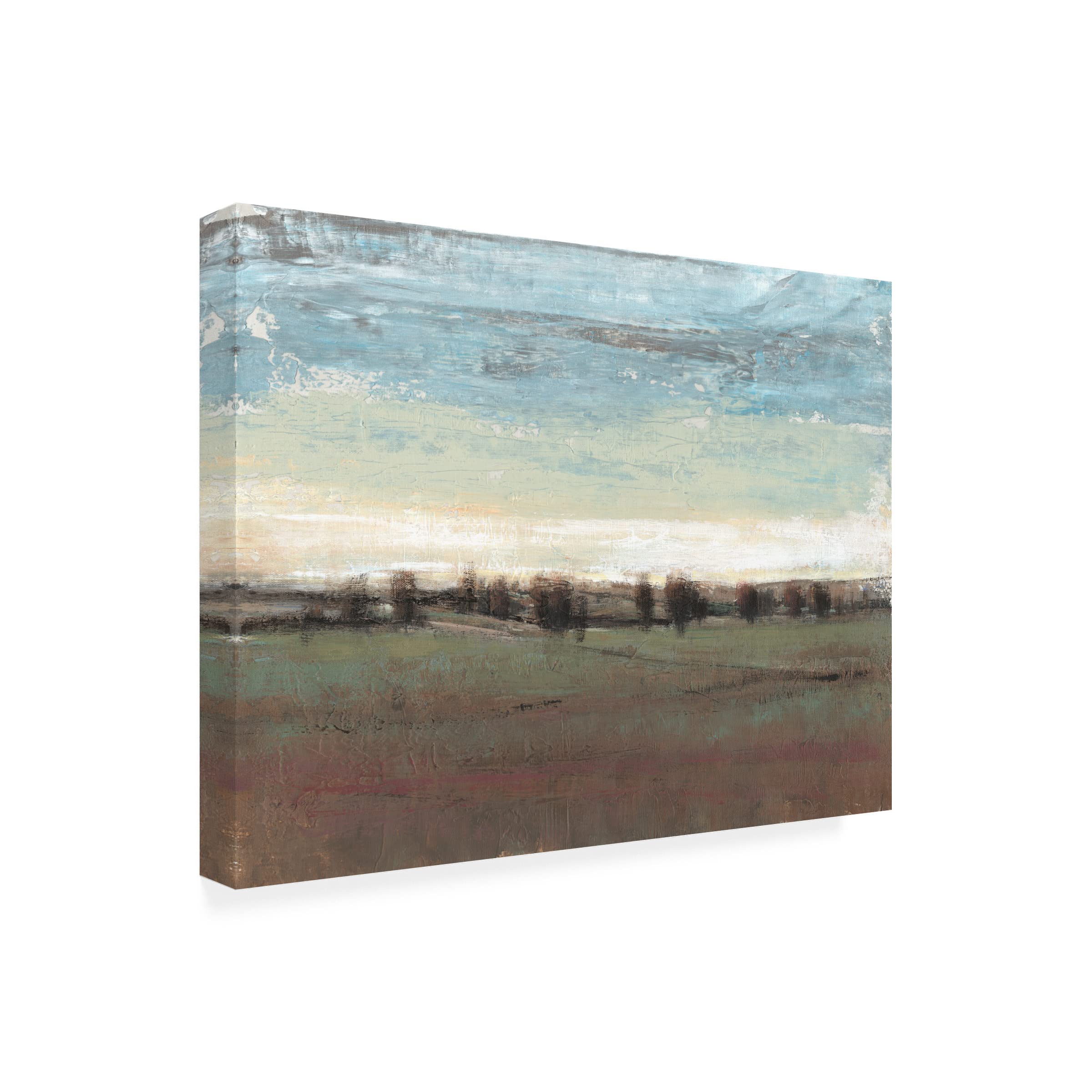 Trademark Fine Art 'Trees in the Distance II' Canvas Wall Art Print by Tim OToole - Perfect for Living Room, Bedroom & Office Decor