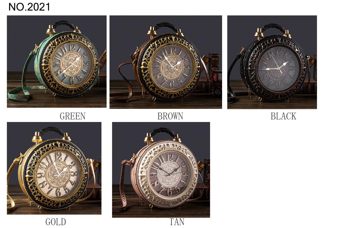 Vintage Steampunk Women's PU Leather Crossbody Bag - Fashion Shoulder Purse for Casual & Evening Use