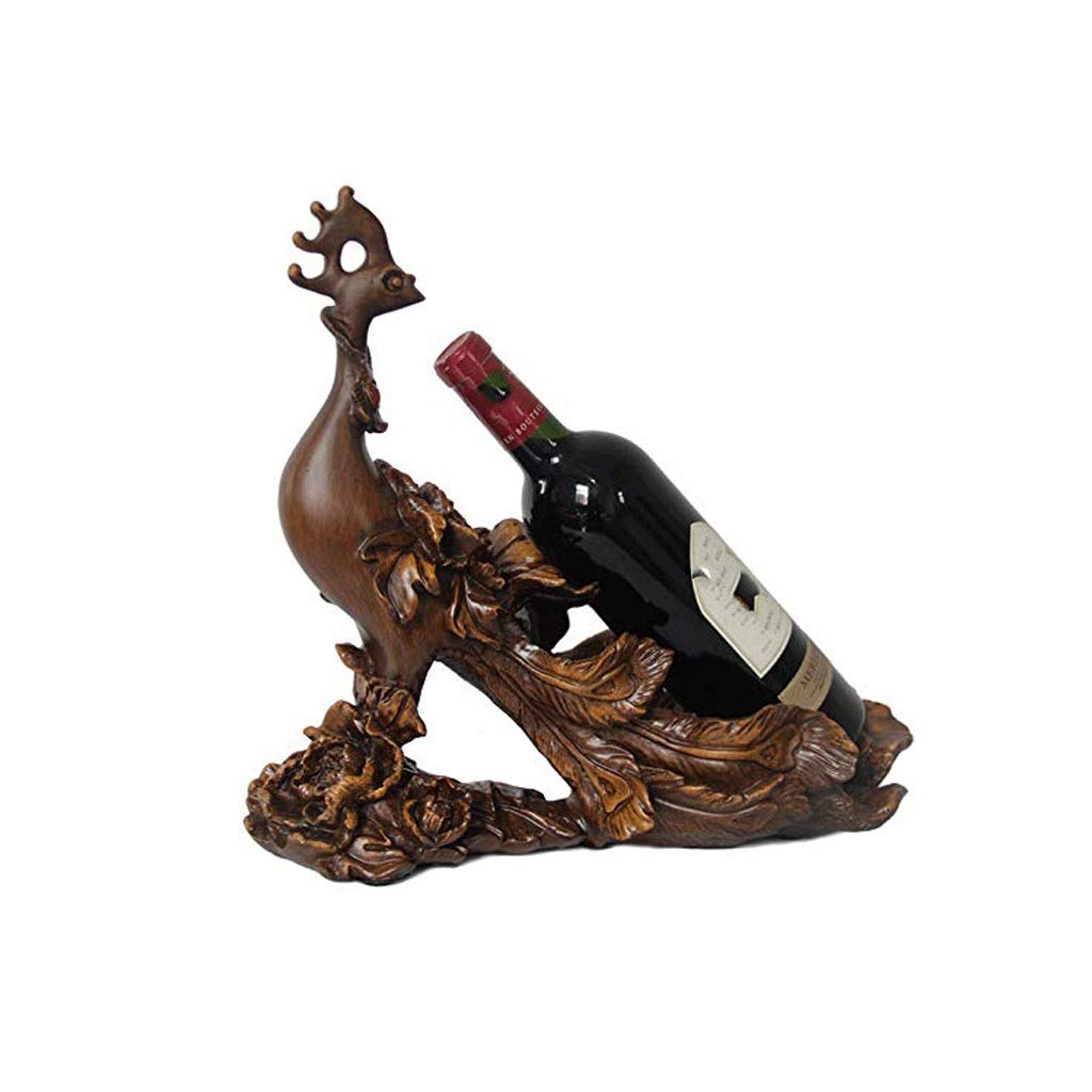 European Style Resin Wine Rack - Decorative Wine Bottle Holder for Home, Office & Living Room Display | Elegant Wine Cabinet & Jewelry Organizer | Perfect for Wine Storage, Home Decor & Gift Giving