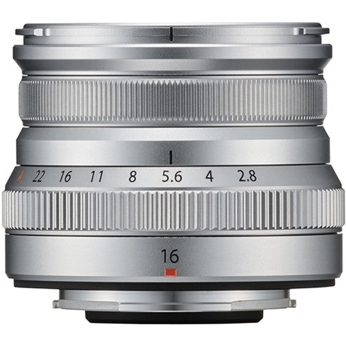 FUJIFILM XF 16mm f/2.8 R WR Prime Lens - Silver | Wide Angle Lens for FUJIFILM X-Mount Cameras | Perfect for Landscape, Street & Travel Photography
