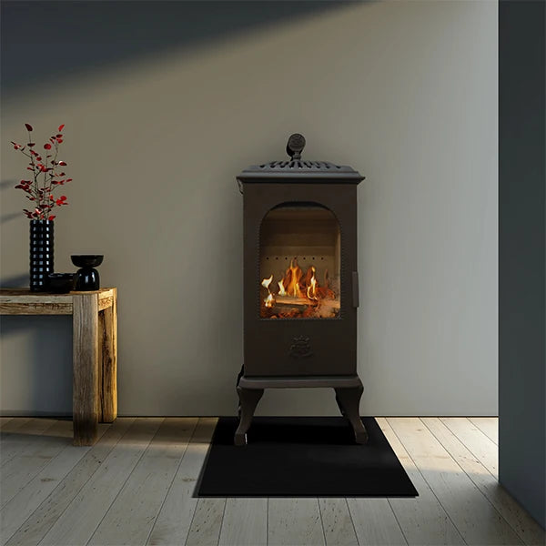 Westbo Victoria 125 Cast Iron Stove - Classic Fireplace for Cozy Living Rooms & Rustic Cabins