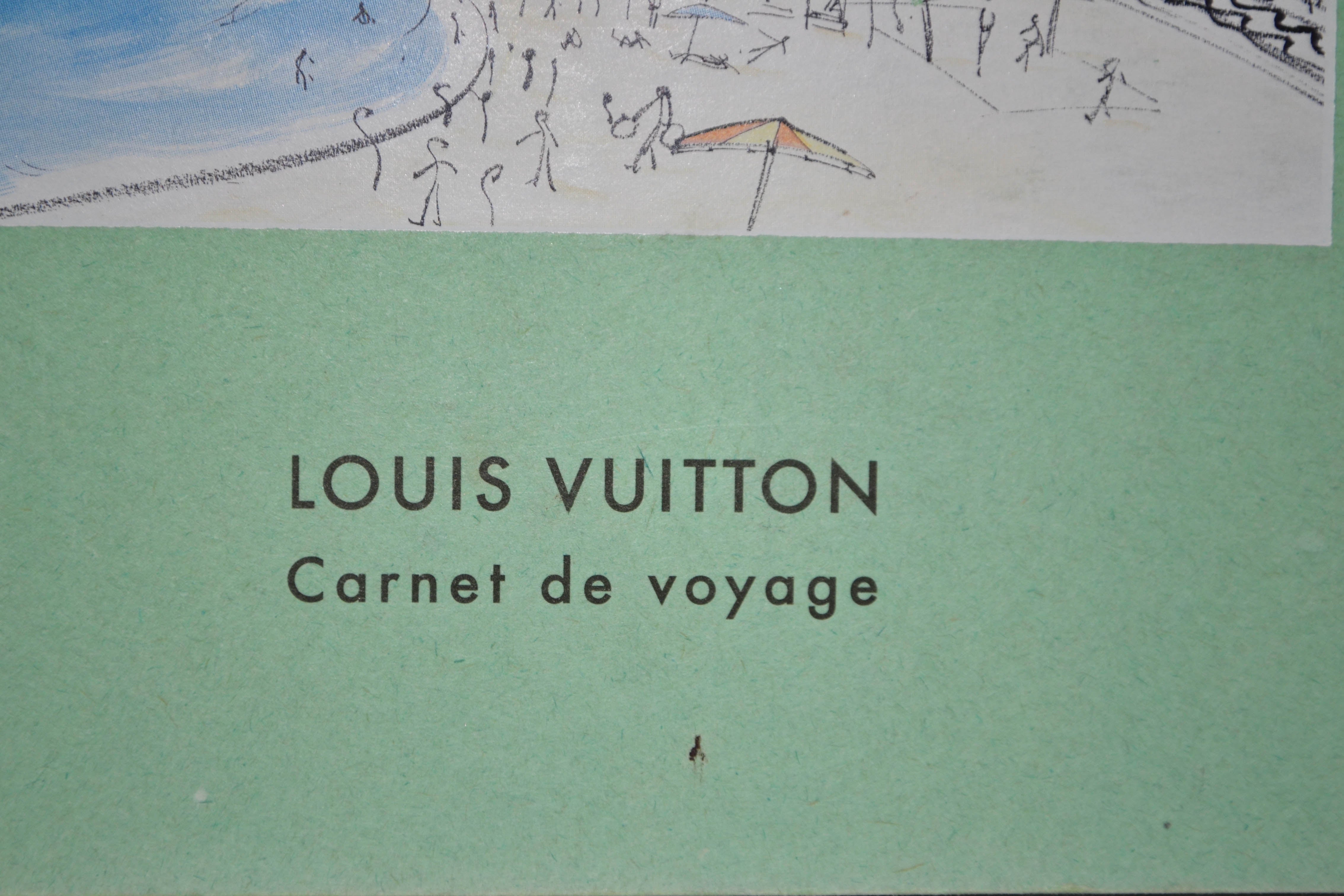 Authentic Louis Vuitton Green Rio de Janeiro Travel Notebook - Luxury Leather Journal for Travelers, Gift for Writers & Collectors - Perfect for Vacation Planning, Diary Keeping & Souvenir Collection