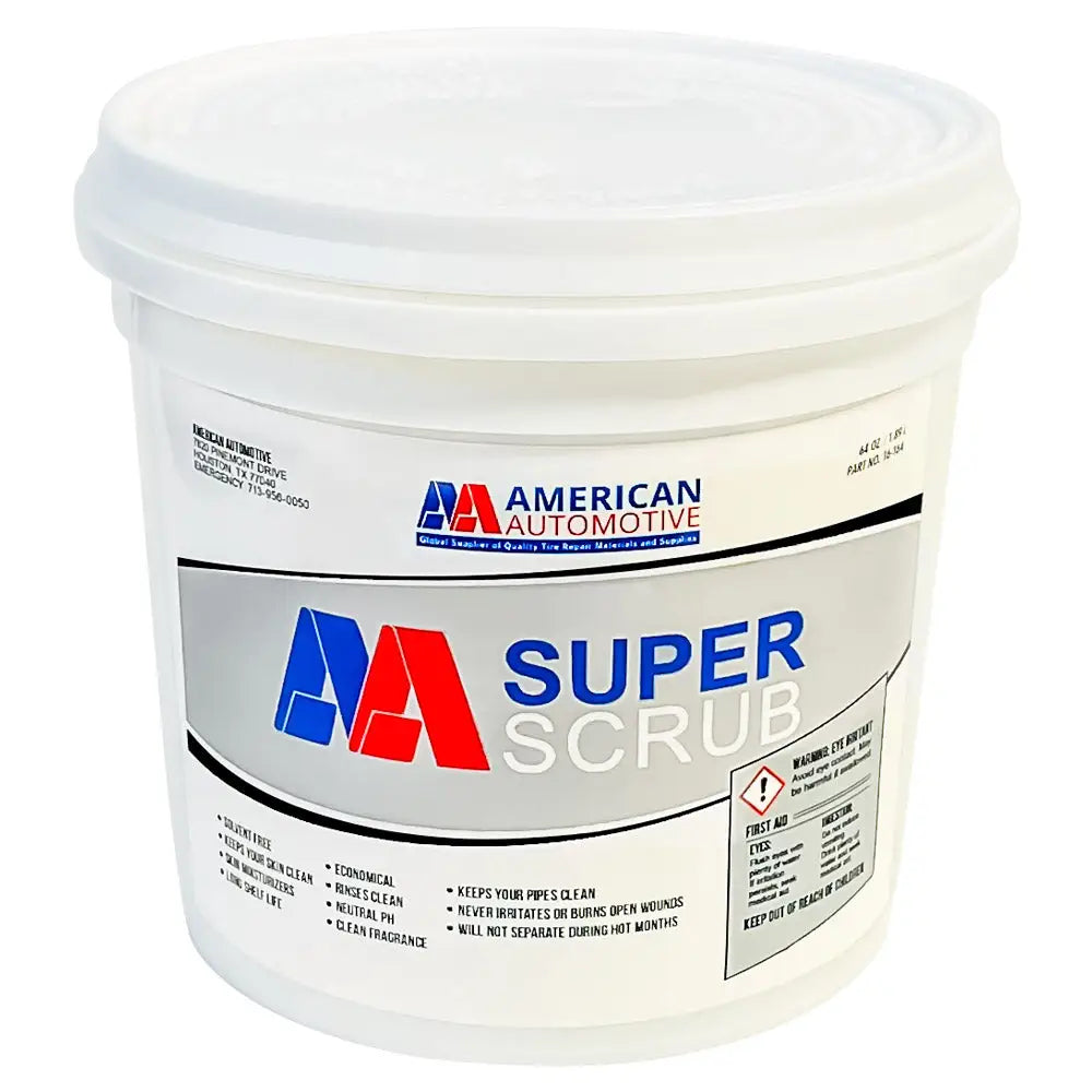 AA Super Scrub Hand Cleaner (64 oz) - Heavy Duty Hand Soap for Mechanics, Gardeners & DIY - Removes Grease, Oil & Tough Stains - Ideal for Workshop, Garage & Outdoor Use