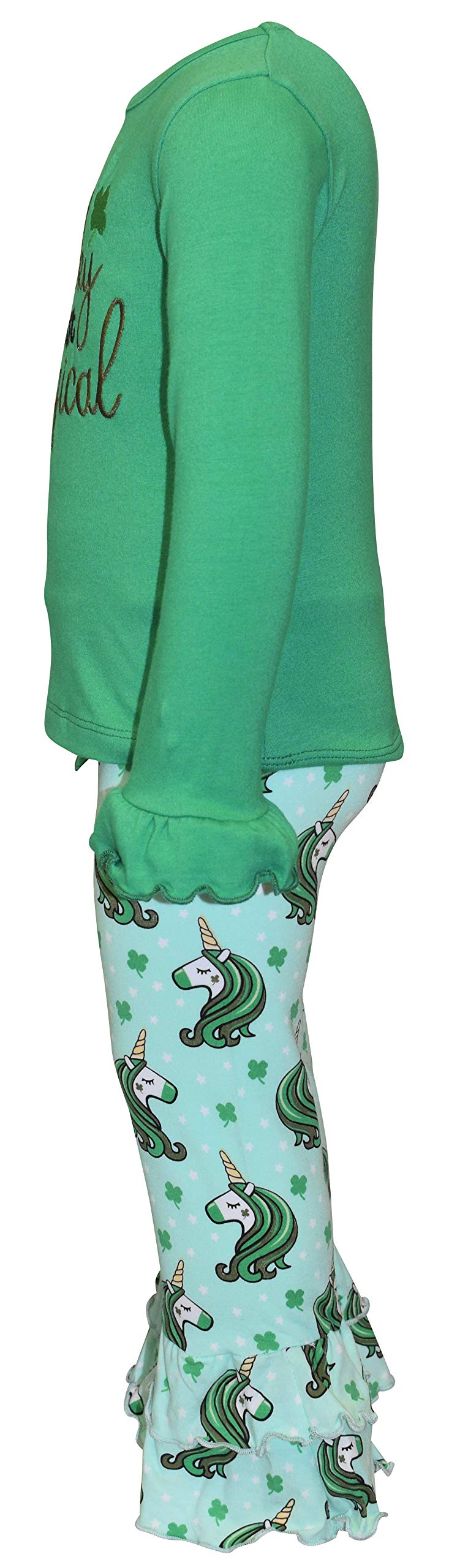 Unique Baby Girl 2-Piece Outfit - Ruffle Leggings & Long Sleeve Shirt Set for Toddlers | Playtime & Photo Shoots