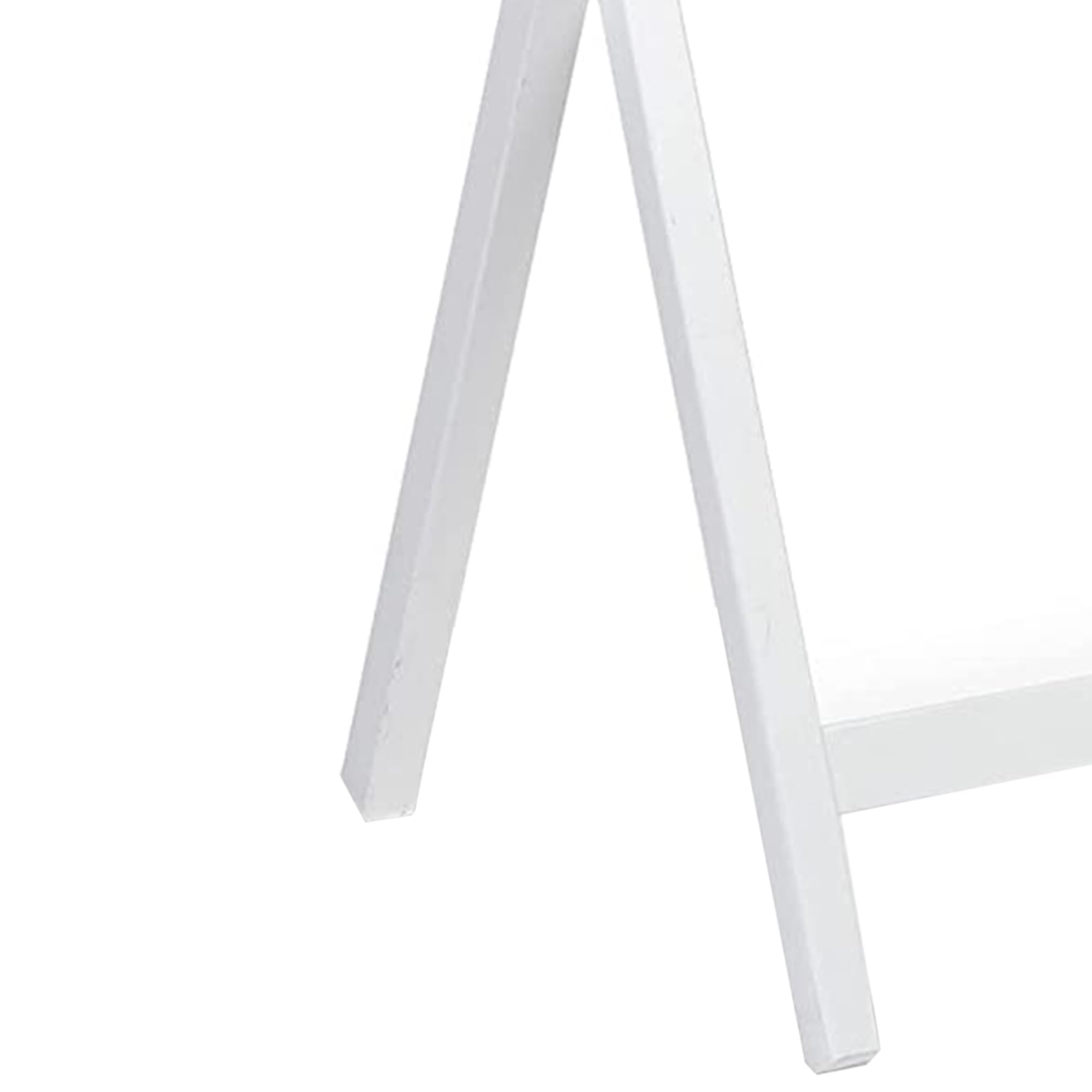 Solid Wood Folding TV Tray Table - Portable Snack Desk & Serving Stand for Living Room, Bedroom, Office - Sturdy 8-Piece Set in White - Perfect for Movie Nights, Breakfast in Bed & Home Entertainment