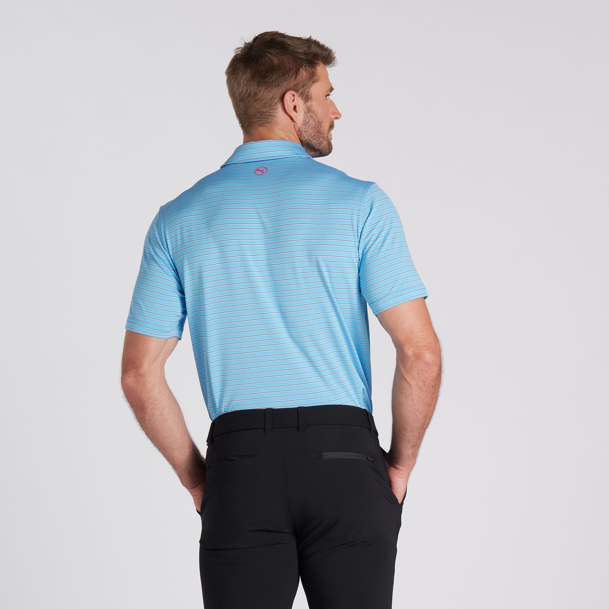 MATTR Bay Men's Golf Polo Shirt - Breathable, Moisture-Wicking Performance Shirt for Golf, Tennis & Casual Wear
