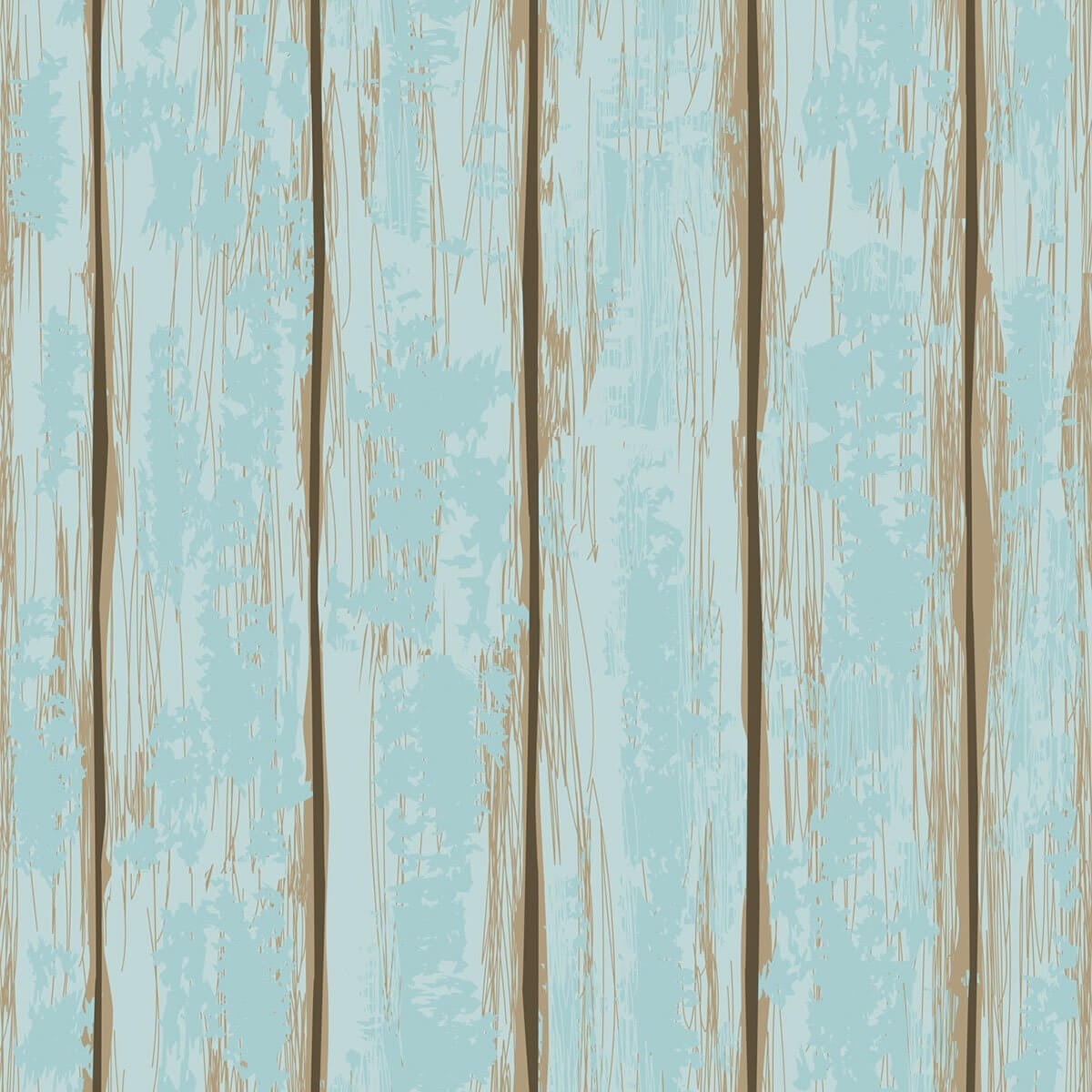 Turquoise Faux Wood Peel and Stick Removable Wallpaper 8825 - Self-Adhesive Decorative Wall Covering for Bedroom, Living Room & Office