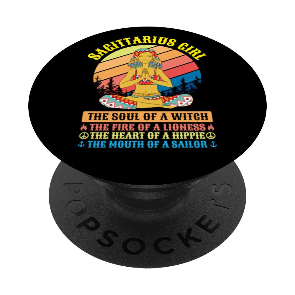 Sagittarius Zodiac Sign PopSockets PopGrip - Swappable Phone & Tablet Grip for Horoscope Lovers | Perfect for Astrology Fans, Phone Accessories, and Daily Use