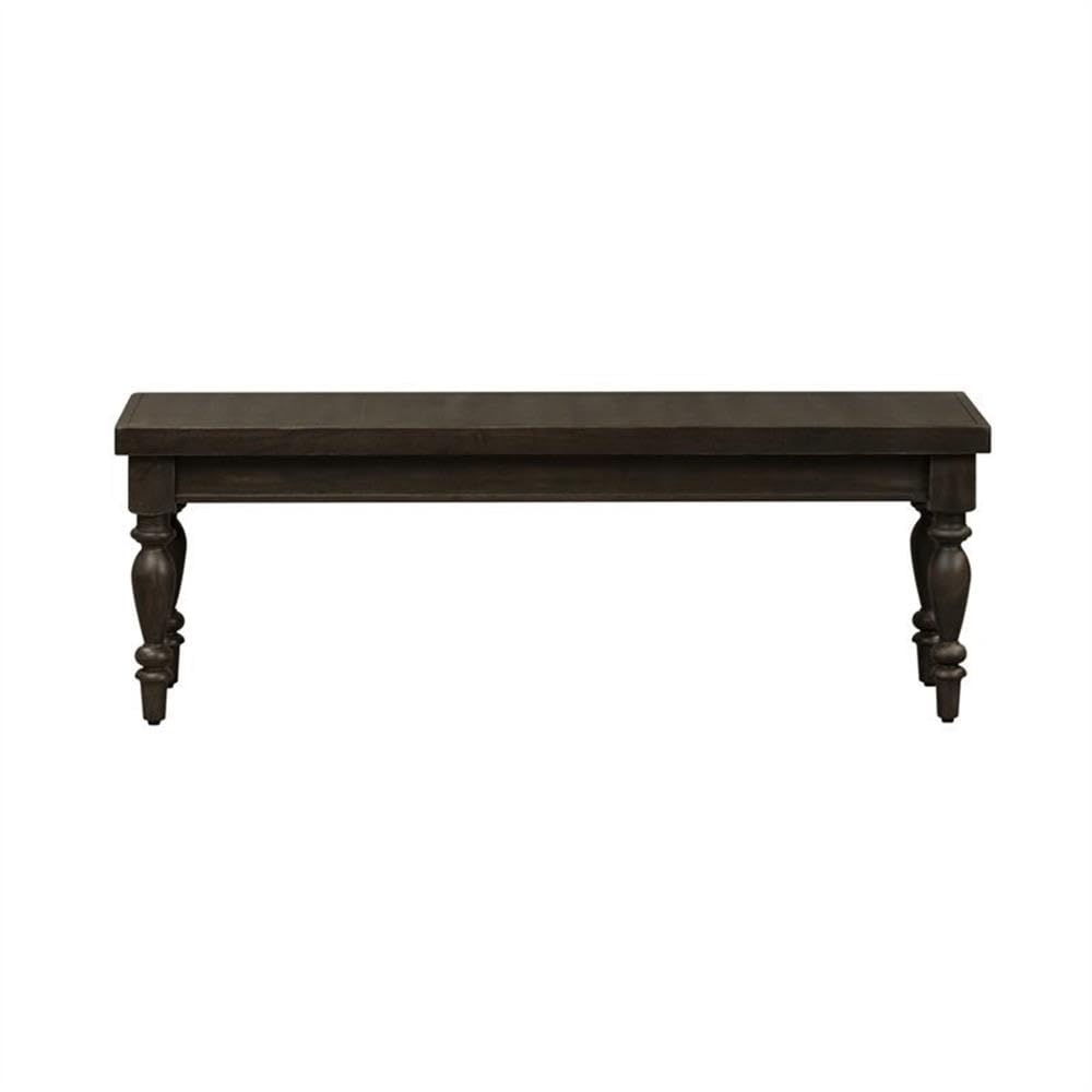 Liberty Furniture Harvest Home Black Backless Bench (RTA) - Ready-to-Assemble Entryway, Bedroom, or Dining Room Seating