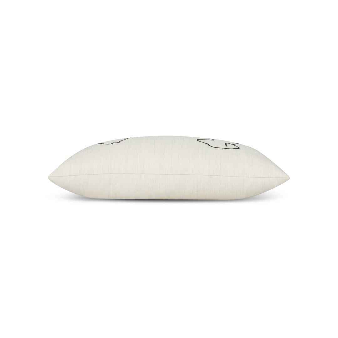 Faithful Friends Indoor/Outdoor Lumbar Pillow - Comfortable Support for Sofa, Bed, Patio & Office Chairs - Home & Garden Decor
