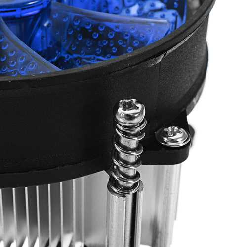90x90x25mm 4-Pin RGB LED CPU Cooling Fan 12V - Compatible with Intel LGA 1150/1151/1155/1156 Sockets - Perfect for PC Gaming, Overclocking & Computer Case Cooling