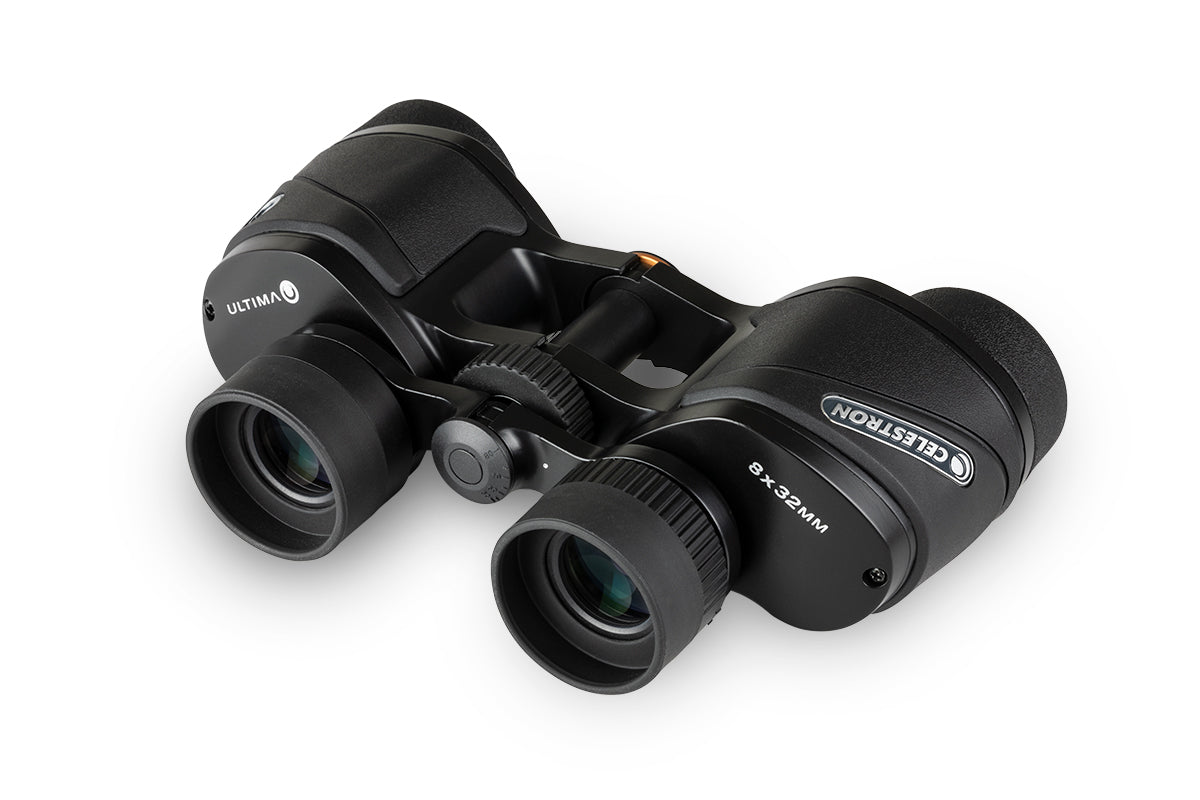 Ultima 8x32mm Porro Prism Binoculars for Adults - High Power Compact Lightweight Binoculars for Bird Watching, Hunting, Travel & Outdoor Adventures