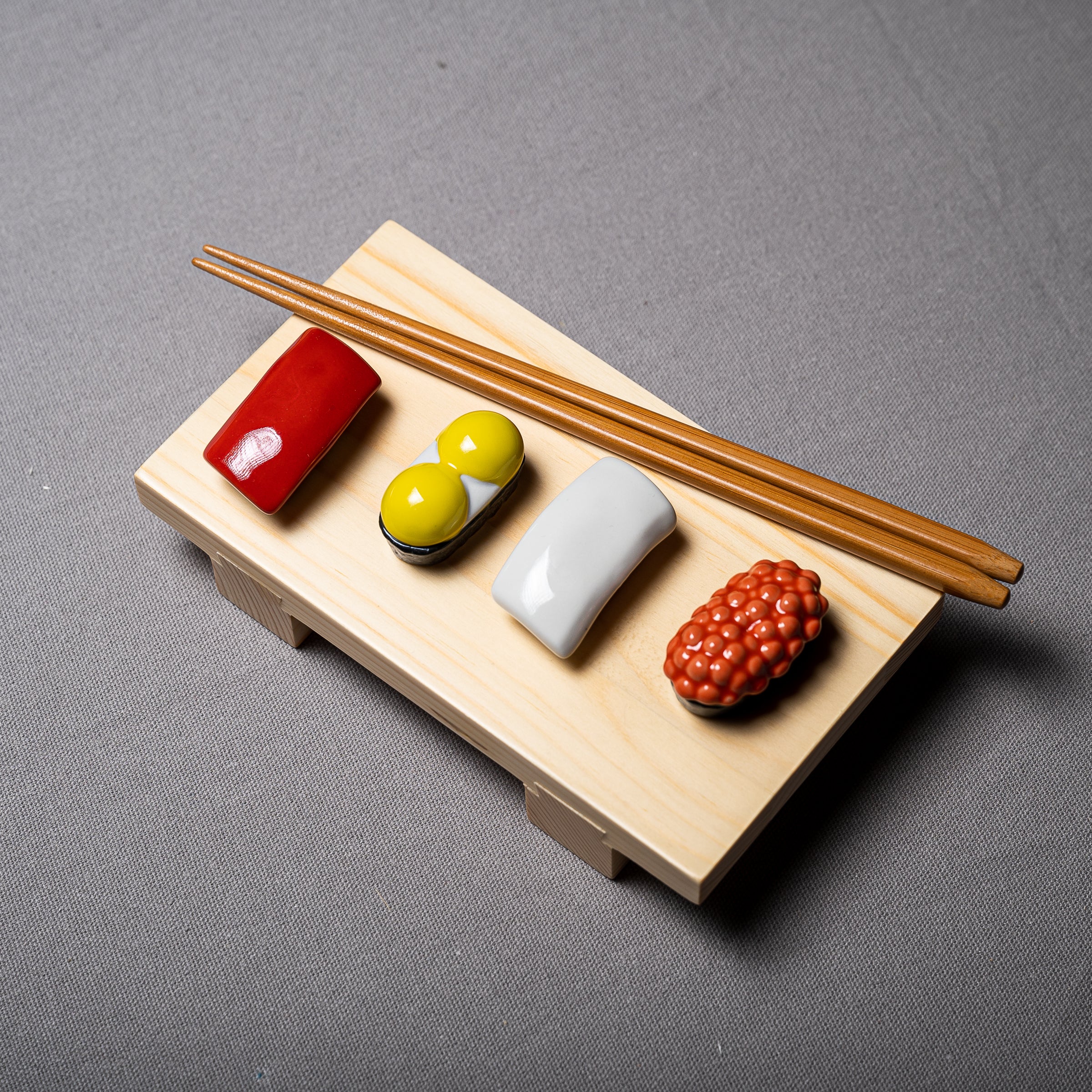 Premium Sushi Nigiri Chopstick Rest - Elegant Ceramic Chopstick Holder for Japanese Cuisine | Perfect for Sushi, Ramen, and Asian Dining Decor