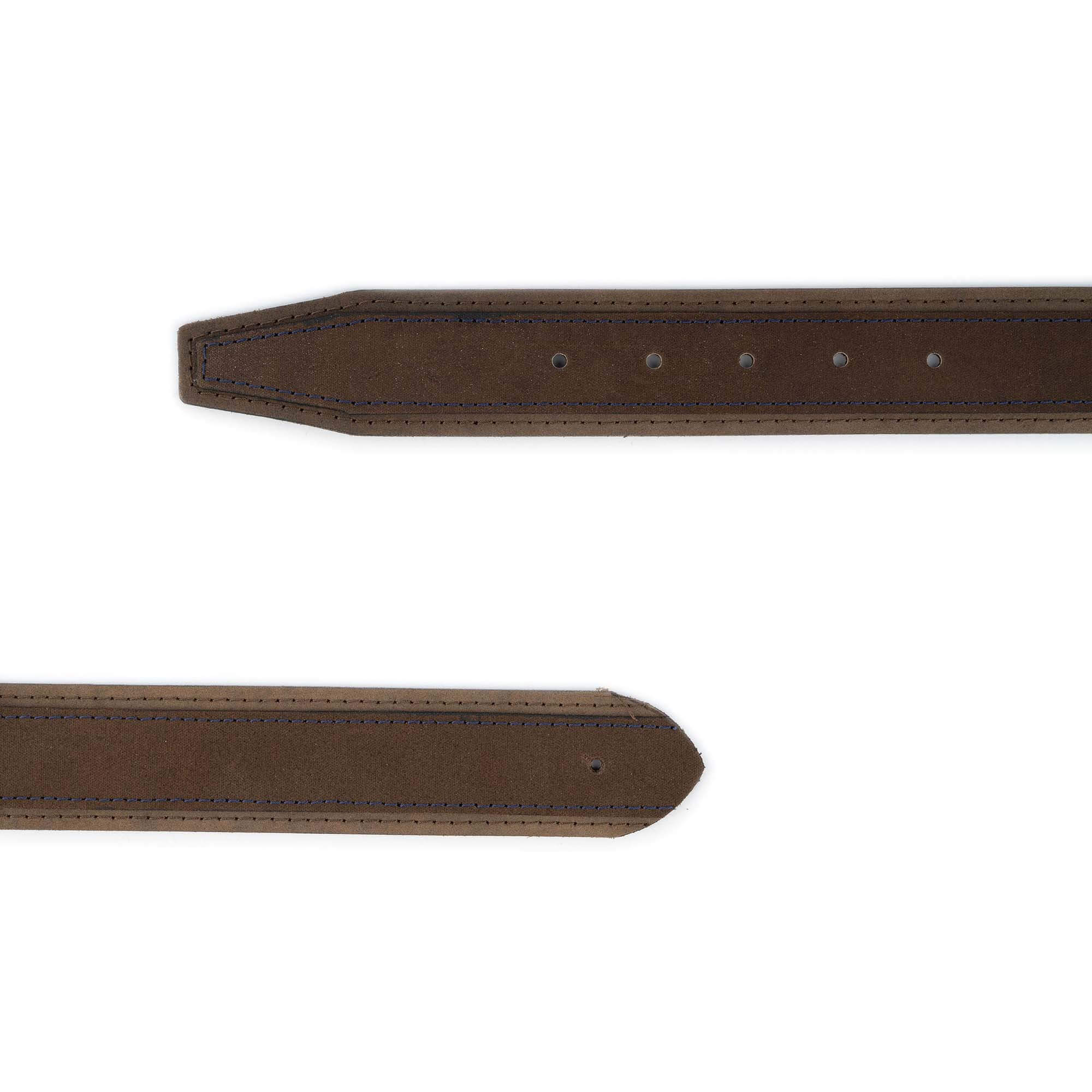 Genuine Brown Suede Leather Replacement Strap for Cartier Belts - Compatible with Cartier Buckles | Premium Quality, Adjustable Size | Perfect for Formal Wear, Business Attire & Luxury Accessories