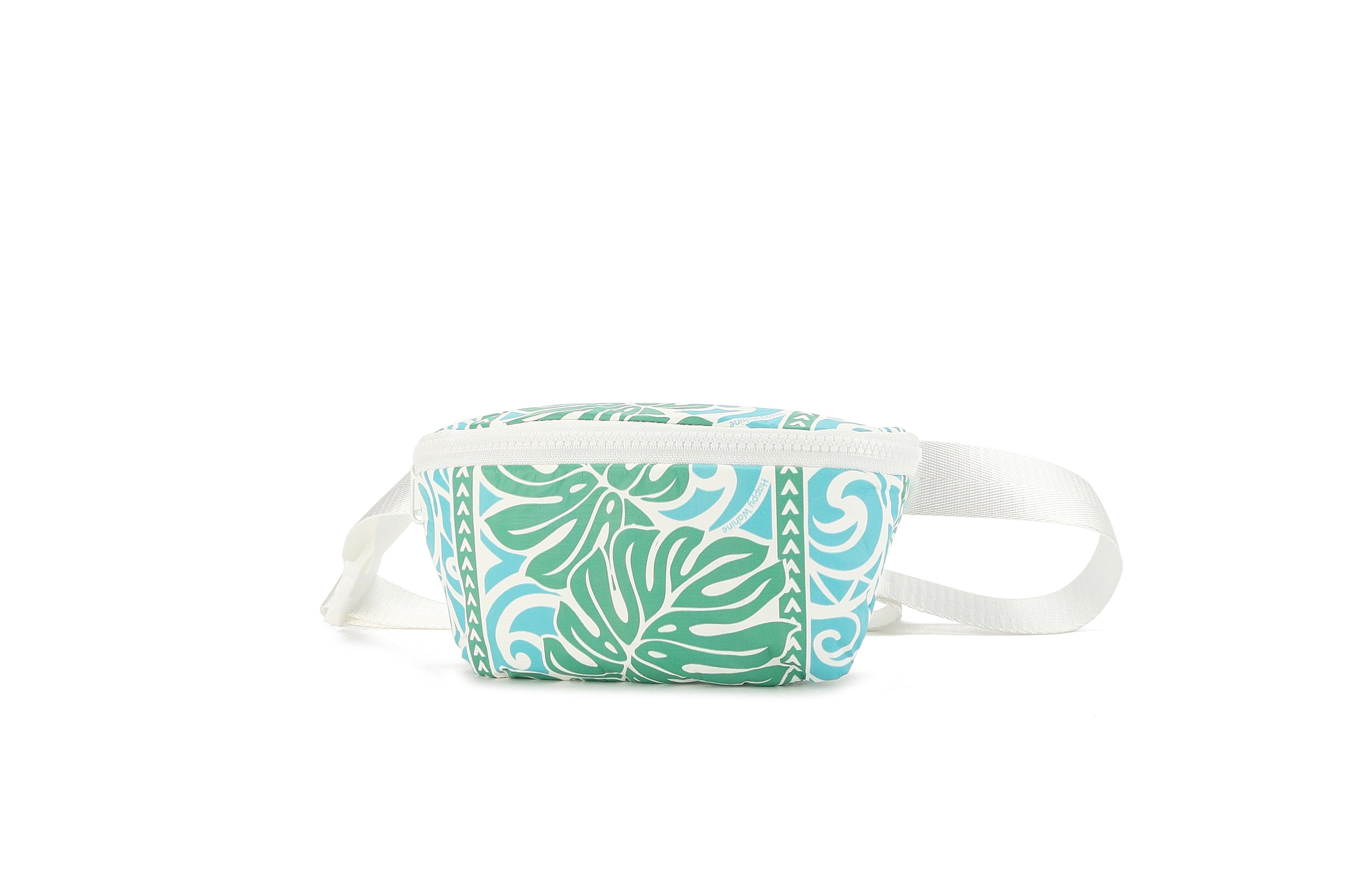 Stylish Fanny Pack Waist Bag - Monstera Green for Women & Men | Perfect for Hiking, Travel, Gym & Daily Use