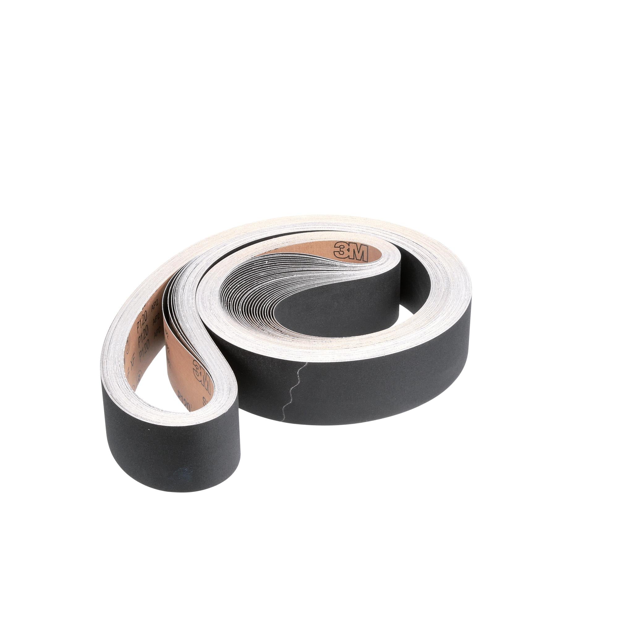 3M 461F Cloth Sanding Belt P120 Grit, 3.5