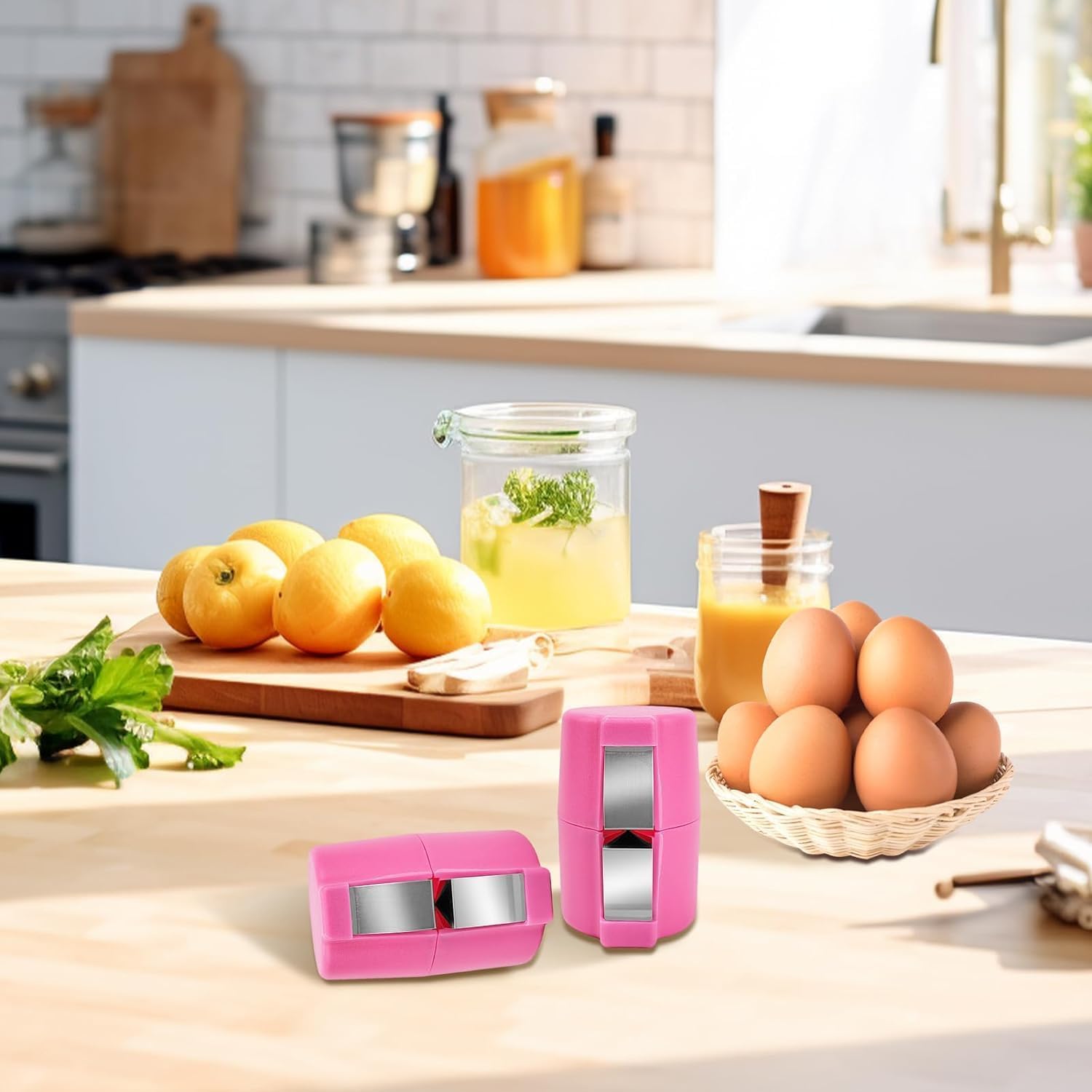 Premium Egg Topper Cutter - Easy Hard Boiled Egg Shell Opener & Peeler - Kitchen Gadget for Perfectly Cracked Eggs - Handheld Egg Slicer & Cracker Tool (Y&P&O) - Ideal for Breakfast Meal Prep, Salads & Deviled Eggs
