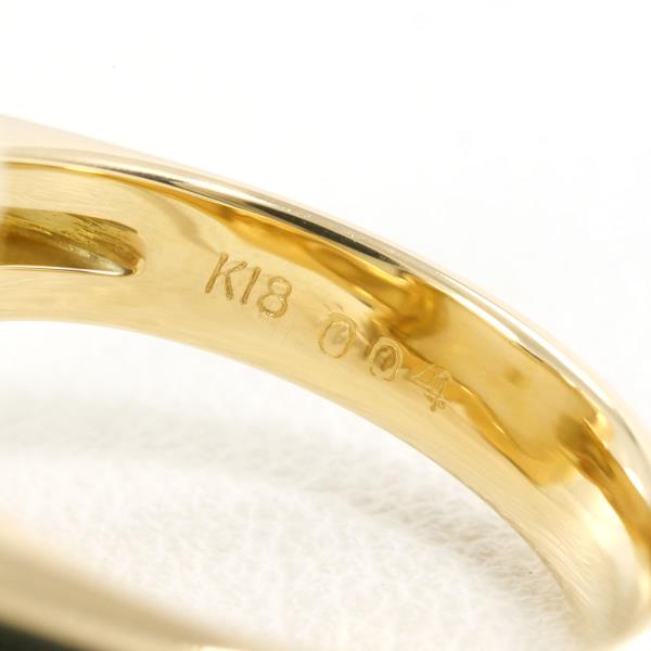 18K Yellow Gold Shell Diamond Ring for Women - Elegant Handmade Jewelry Gift for Anniversary, Engagement, Wedding & Special Occasions