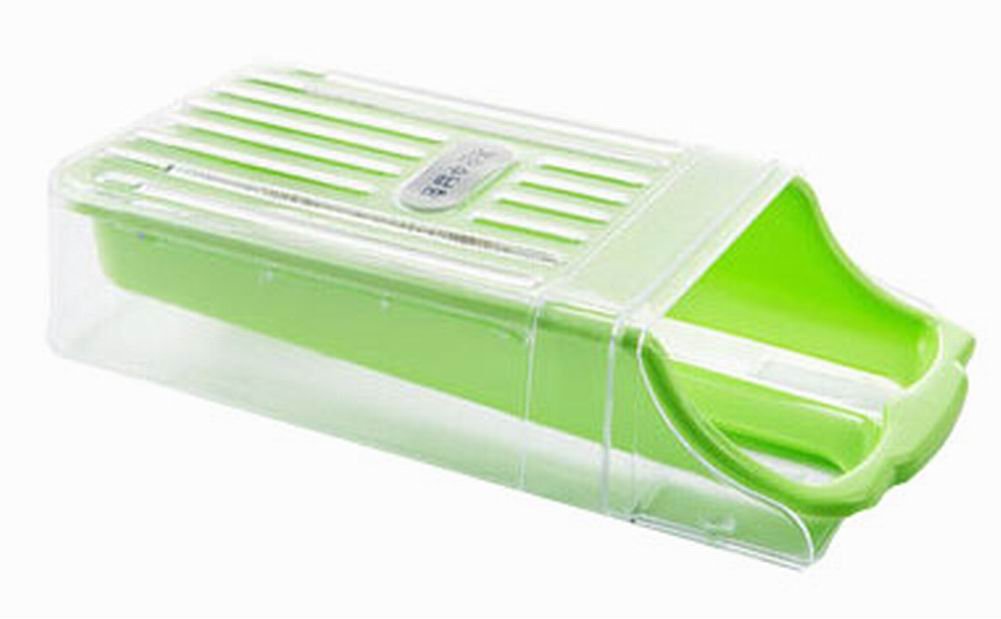 Plastic Egg Storage Container - Green Egg Holder & Tray for Kitchen Organization | Perfect for Refrigerator, Pantry & Farm Fresh Egg Storage