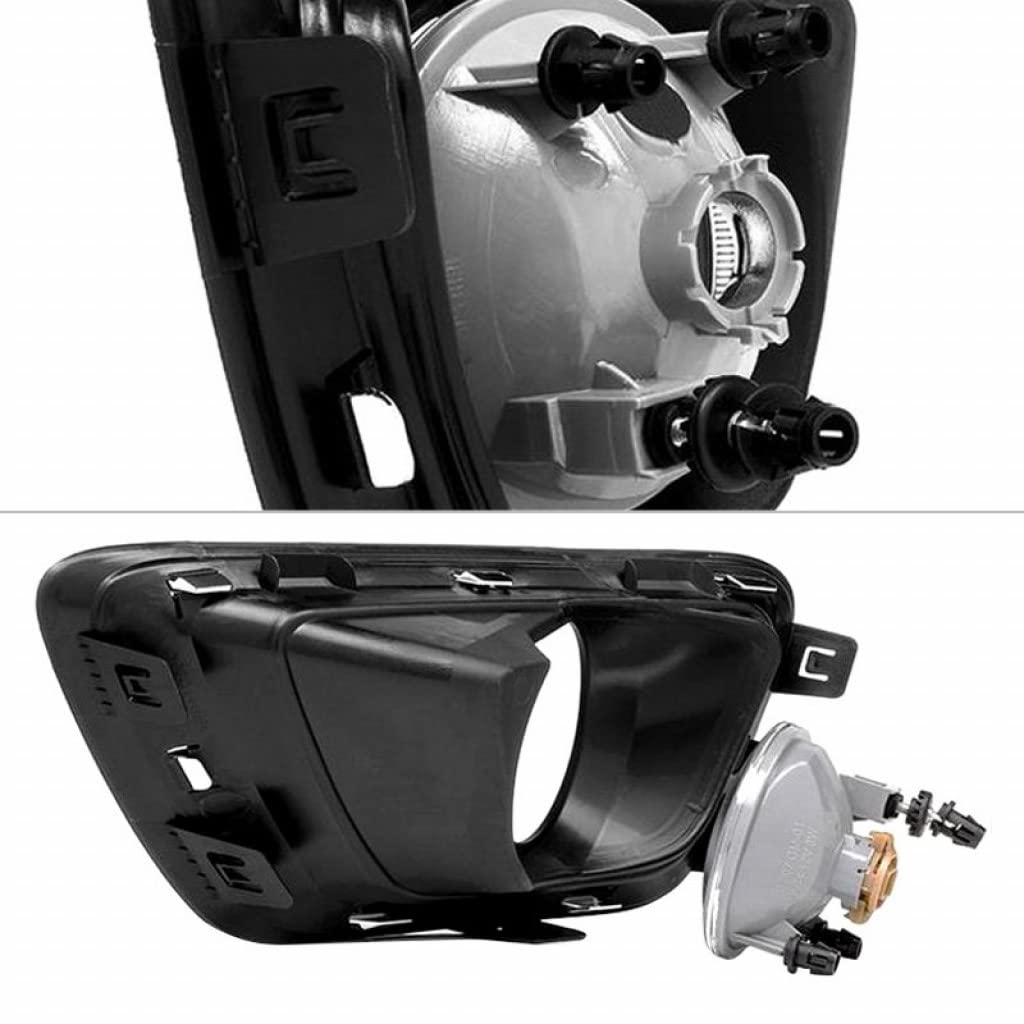2015-2017 Chevy Colorado Spyder Fog Lights Pair with Switch - Clear Lens (FL-CCOL15-C/5082404) | Durable LED Fog Lights for Off-Roading & Night Driving