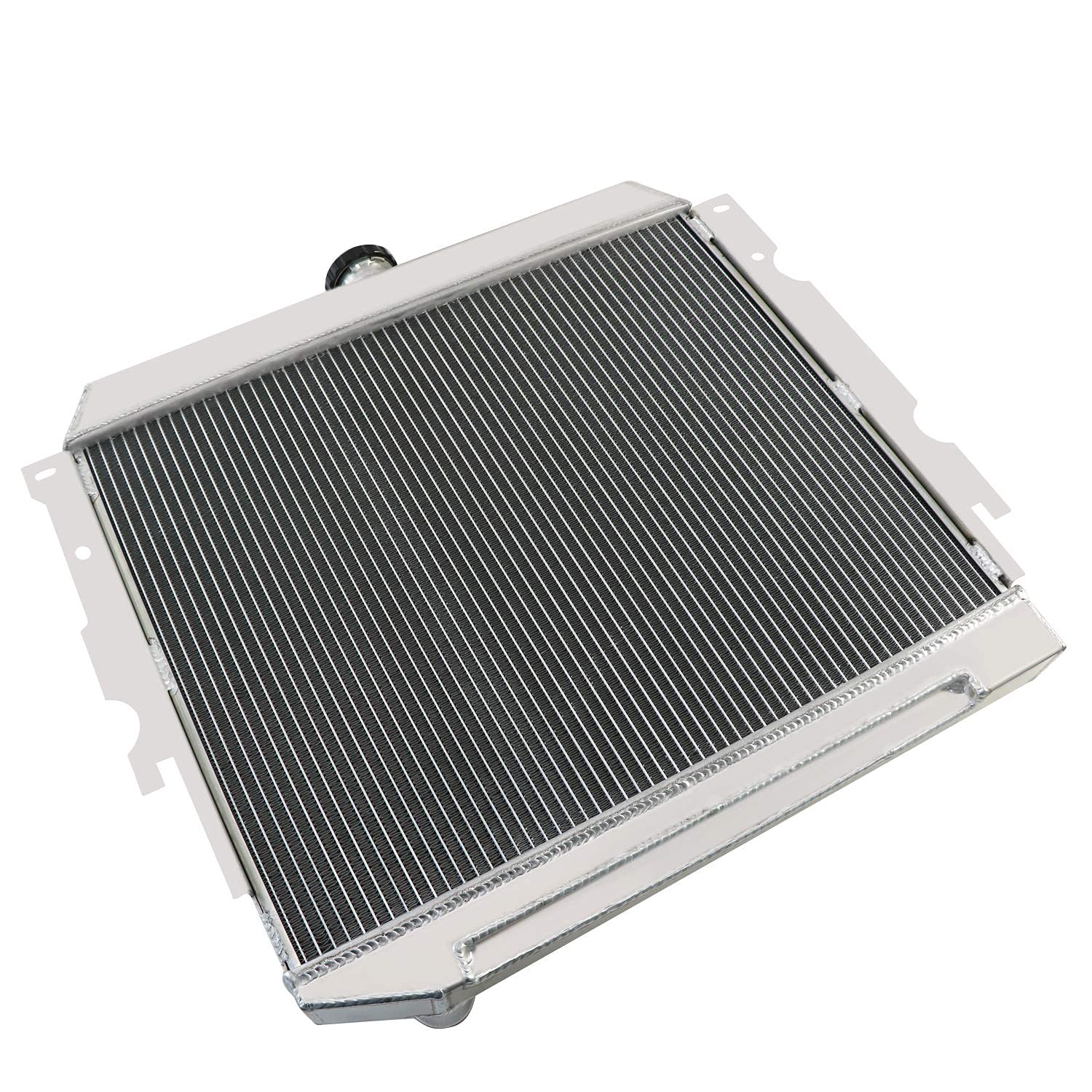1970-1973 Dodge Charger Coronet Challenger 4-Row Aluminum Radiator - High Performance Cooling for Classic Mopar Muscle Cars - Perfect for Street Racing & Car Restoration Projects