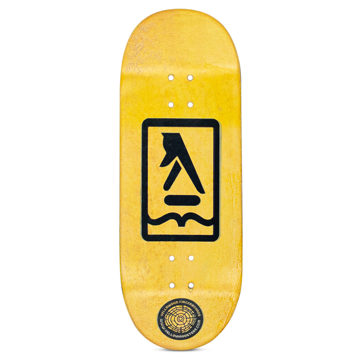 Yellowood Fingerboard Deck - Professional Mini Skateboard for Tricks & Stunts - Perfect for Kids & Adults - Indoor & Outdoor Use - Great for Office Desk & Home Play