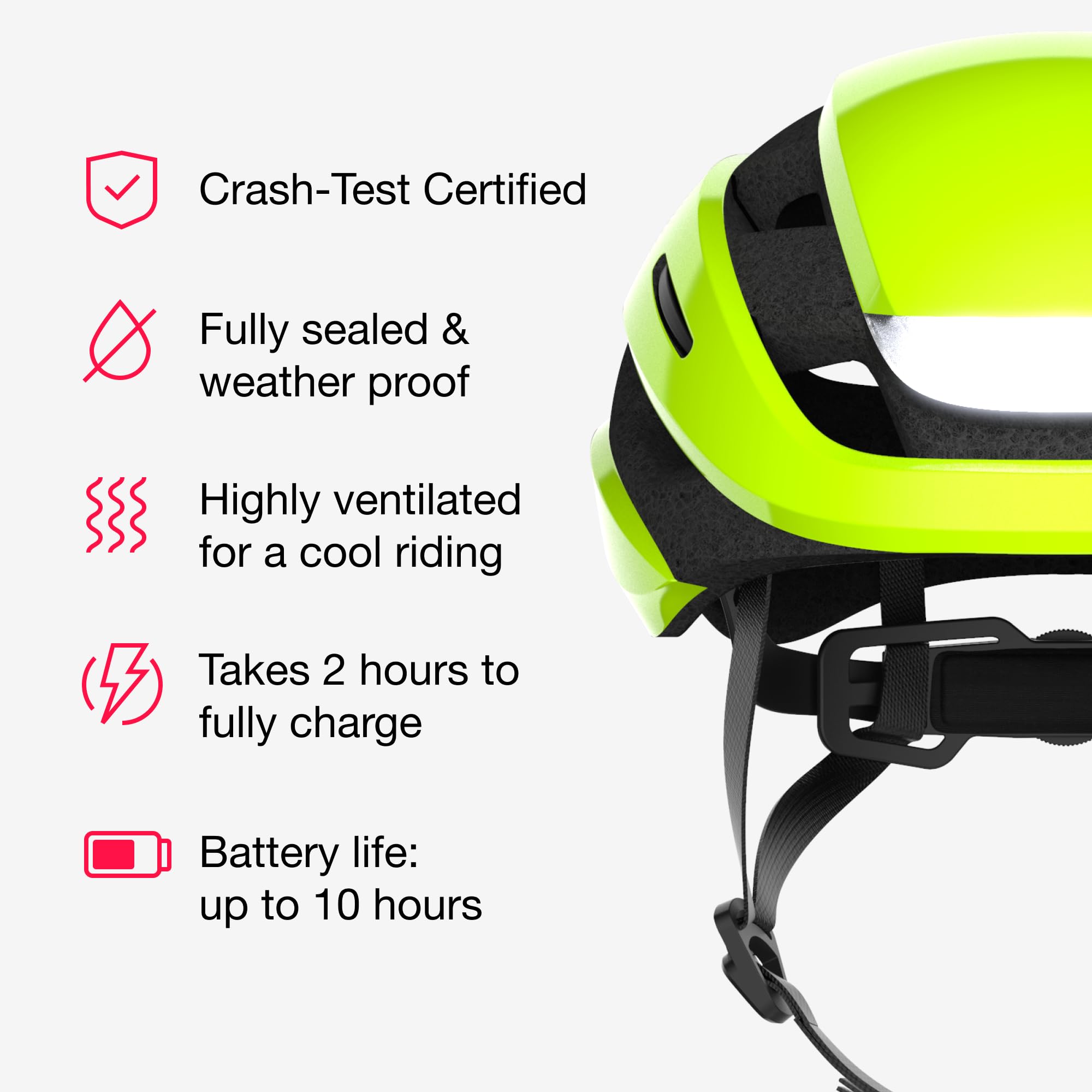Lumos Ultra Smart Bike Helmet with Customizable LED Lights & Turn Signals - Lightweight Adult Cycling Helmet for Men & Women - Perfect for Night Riding, Commuting & Urban Cycling Safety