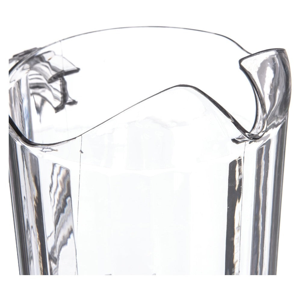 Carlisle 554007 VersaPour Clear 60 oz Pitcher - Durable BPA-Free Plastic Pitcher for Iced Tea, Lemonade, Juice & Water - Perfect for Restaurants, Cafes & Home Use