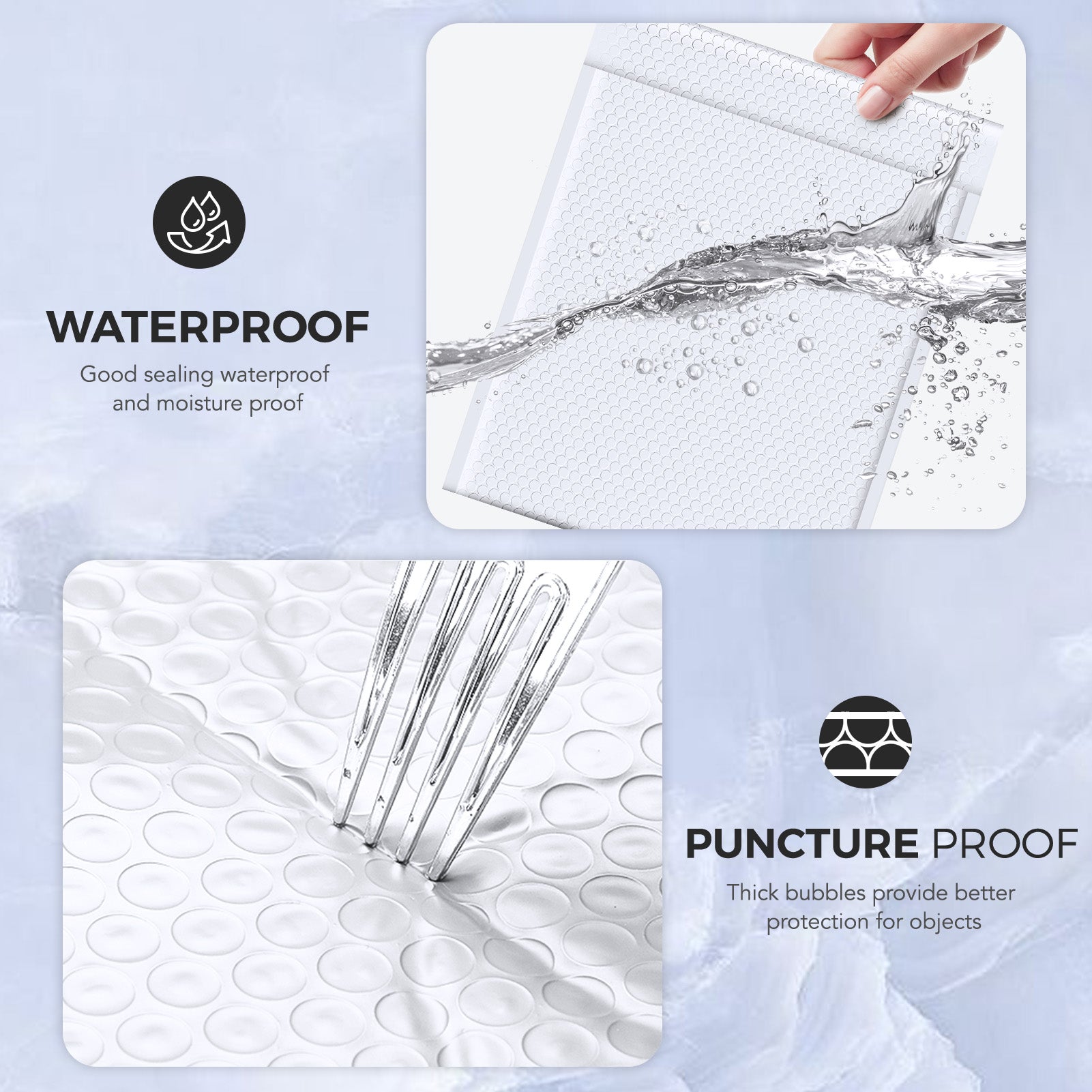 12x15 Inch White Bubble Mailer Padded Envelopes - Self-Sealing Shipping Envelopes for Ecommerce, Small Packages & Mailing | Perfect for Jewelry, Books, Documents & Online Store Shipments