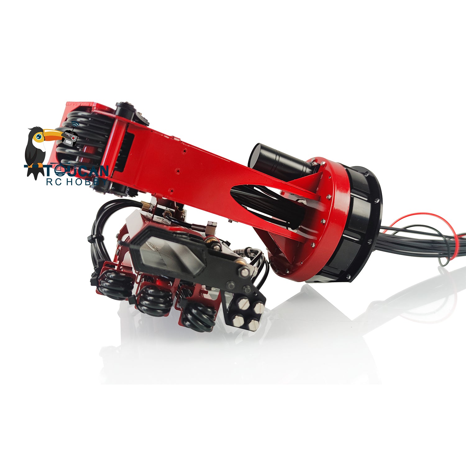 1/14 Scale LESU Radio Control Hydraulic Truck Crane A0014 - Assembled RC Construction Vehicle with Lights, Control Valve & Oil Pump - Compatible with TAMIYA Dump Truck - Perfect for Construction Site Play & Model Collection