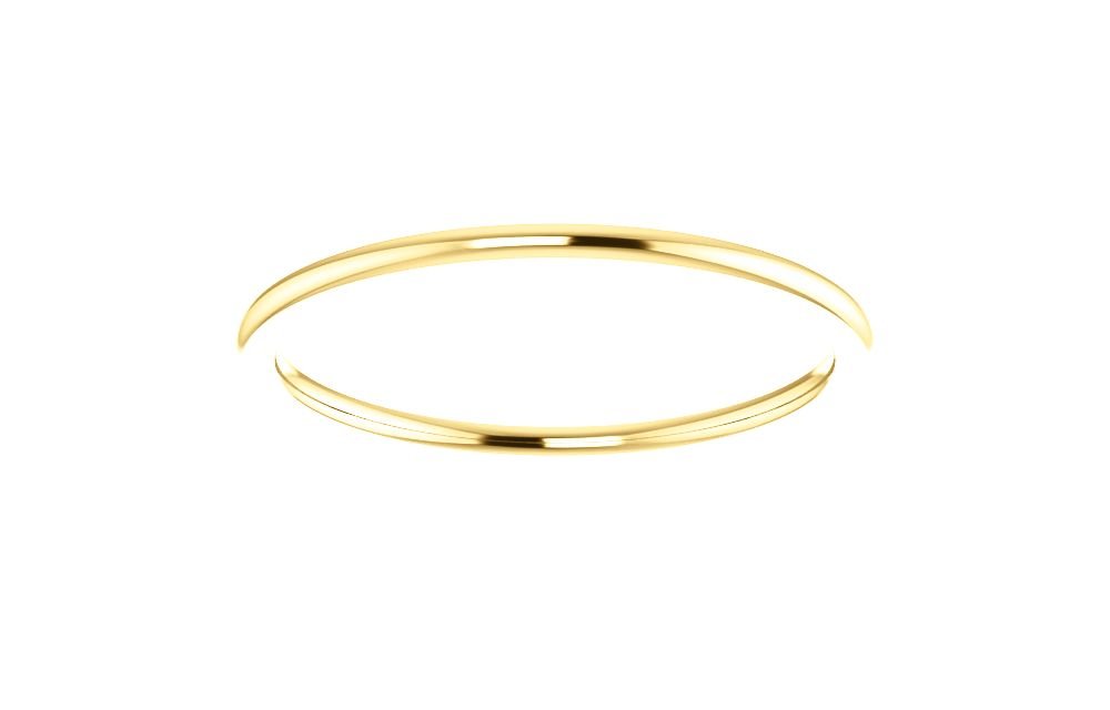 14K Yellow Gold 1mm Comfort Fit Men's Wedding Ring Band - Size 7.5 | Elegant & Durable Jewelry for Weddings, Anniversaries & Special Occasions | Perfect Gift for Him