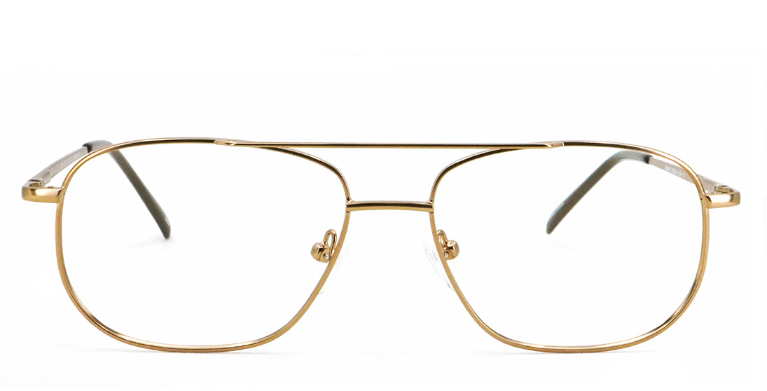Stylish Metal Eyeglasses S7284 - Lightweight Durable Frame for Men & Women - Perfect for Reading, Driving & Everyday Use