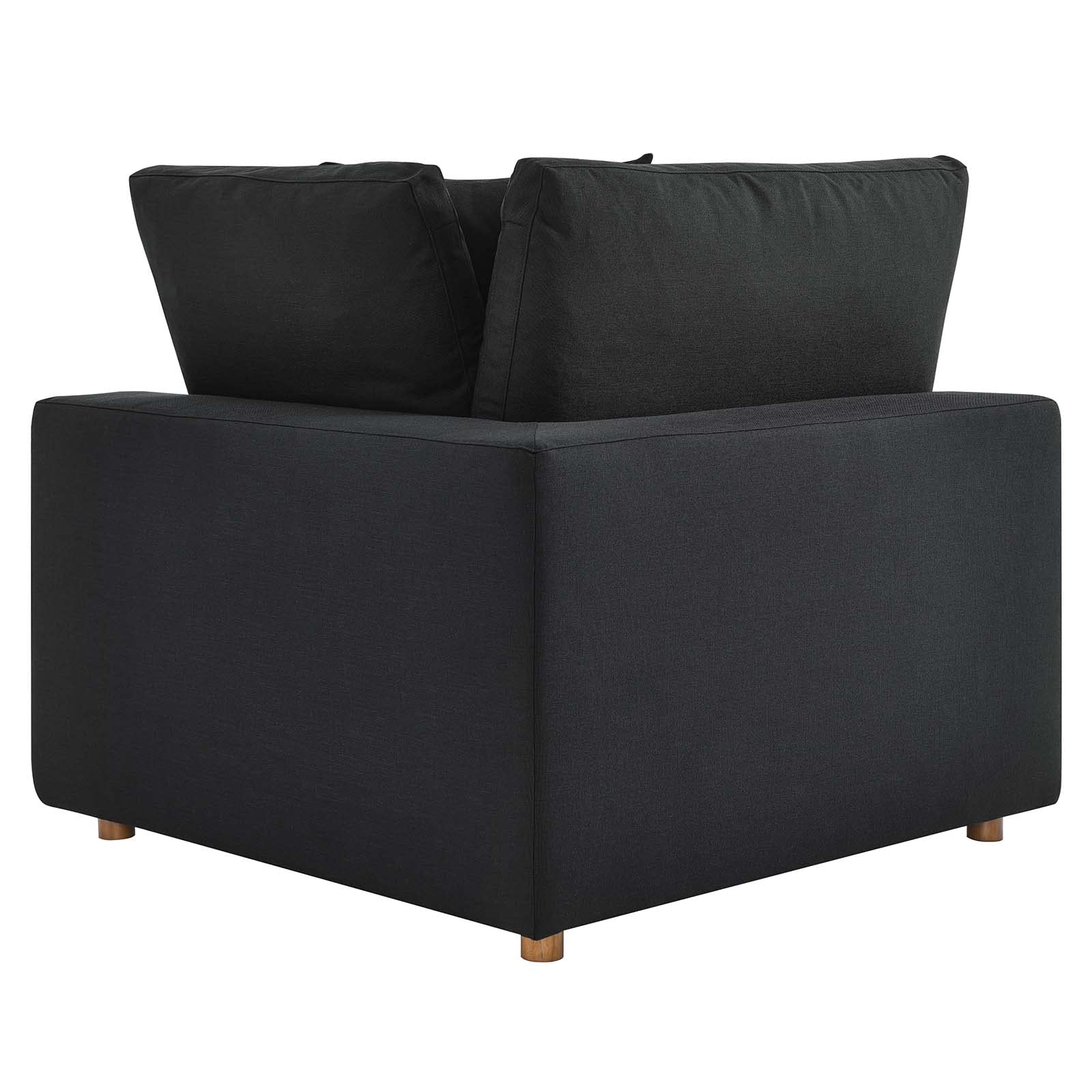 Modway Commix Down-Filled Overstuffed 8-Piece Sectional Sofa Set - Plush Upholstered Living Room Furniture for Large Spaces & Family Gatherings