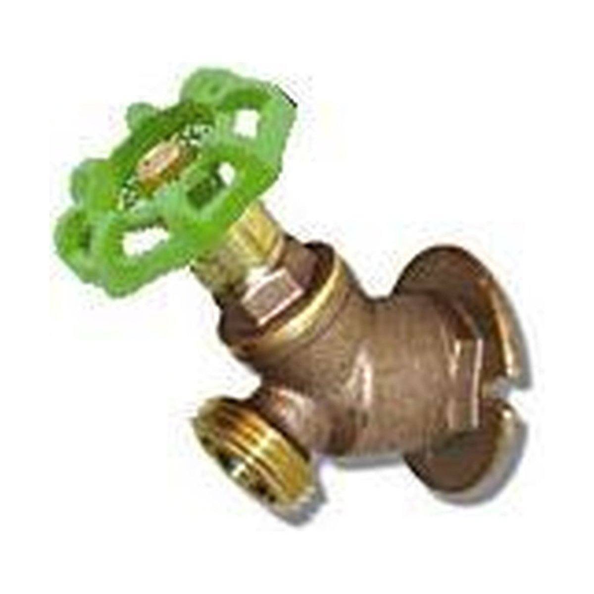 Style 206 Lead-Free Brass Heavy Duty Sillcock Faucet - Outdoor Water Spigot for Garden, RV & Home Use