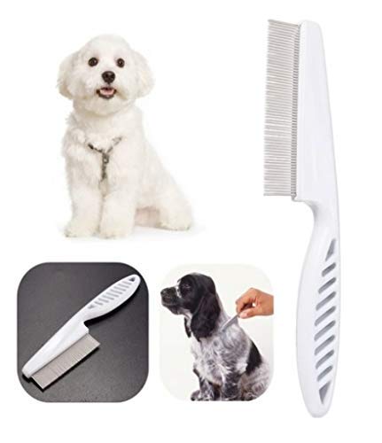 Frackson Stainless Steel Lice Comb for Adults & Kids - Plastic Head Lice Treatment Comb with Fine Teeth for Lice and Egg Removal - Home & Travel Use (Multicolor)