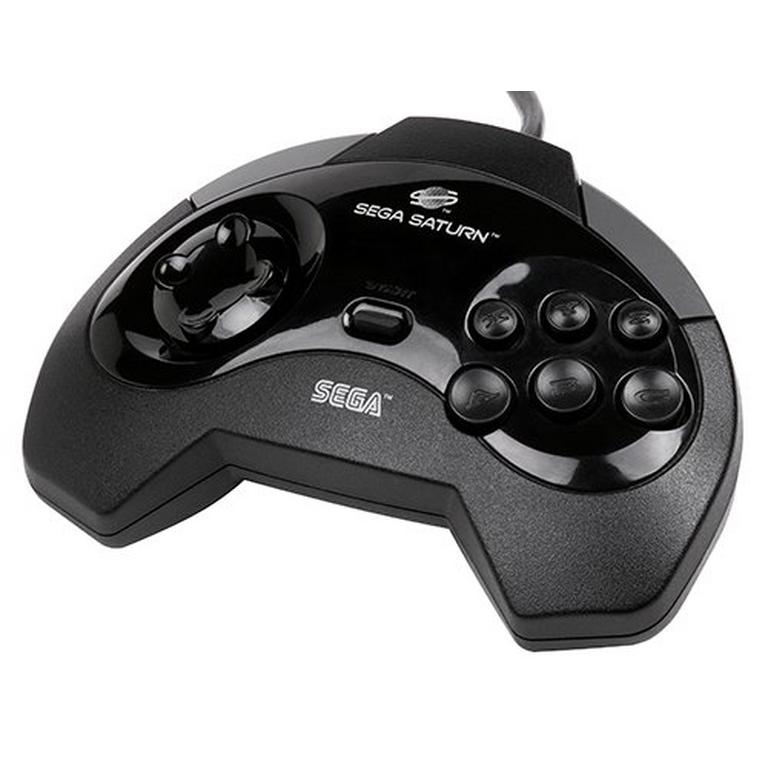 Original Sega Saturn Model 1 Controller for Retro Gaming - Authentic USB Gamepad for PC & Emulators - Perfect for Classic Fighting & Arcade Games