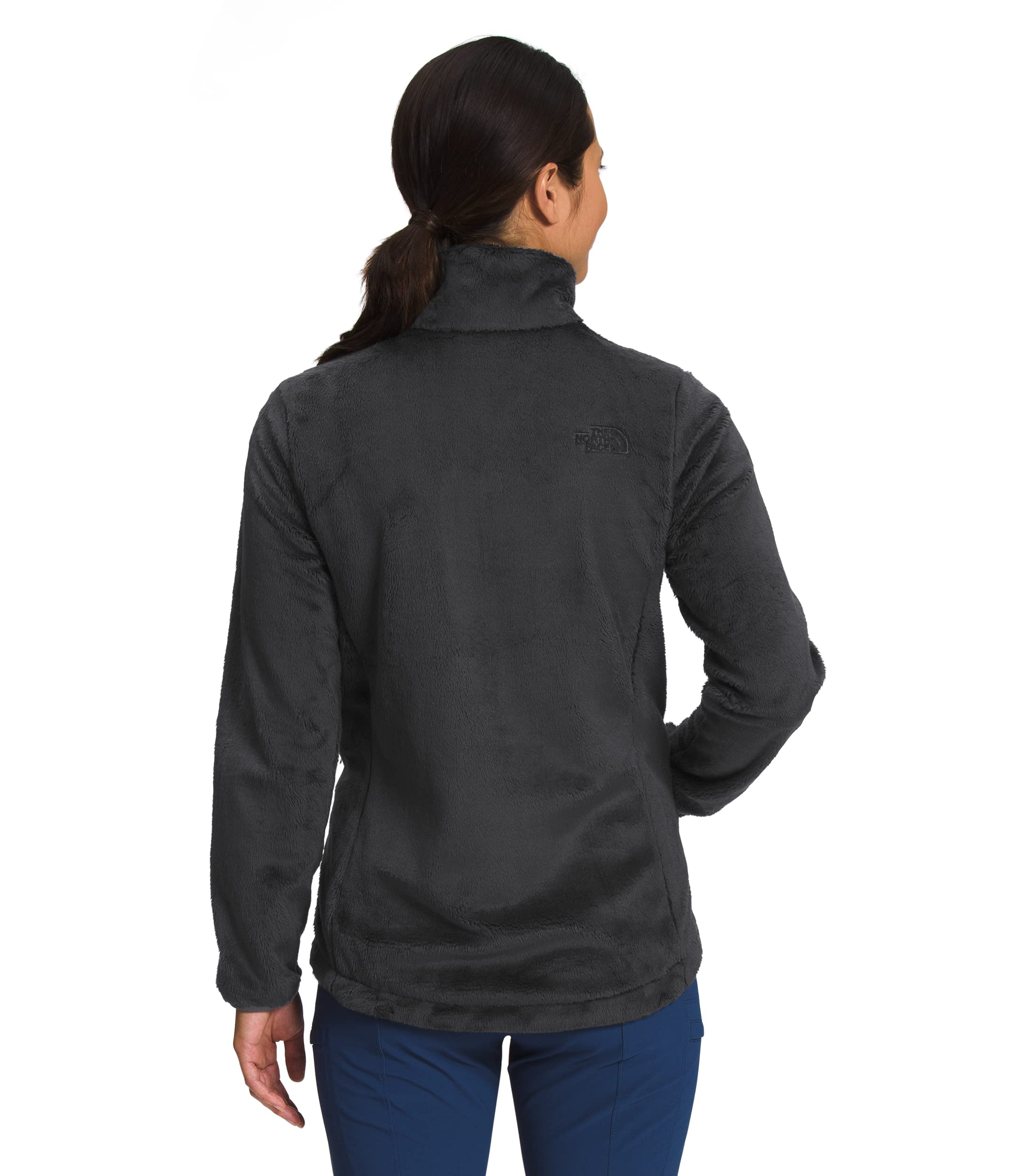 The North Face Women's Osito Full Zip Fleece Jacket - Warm Winter Pullover (Standard & Plus Size 2XL) in Shady Blue for Hiking, Camping & Outdoor Activities