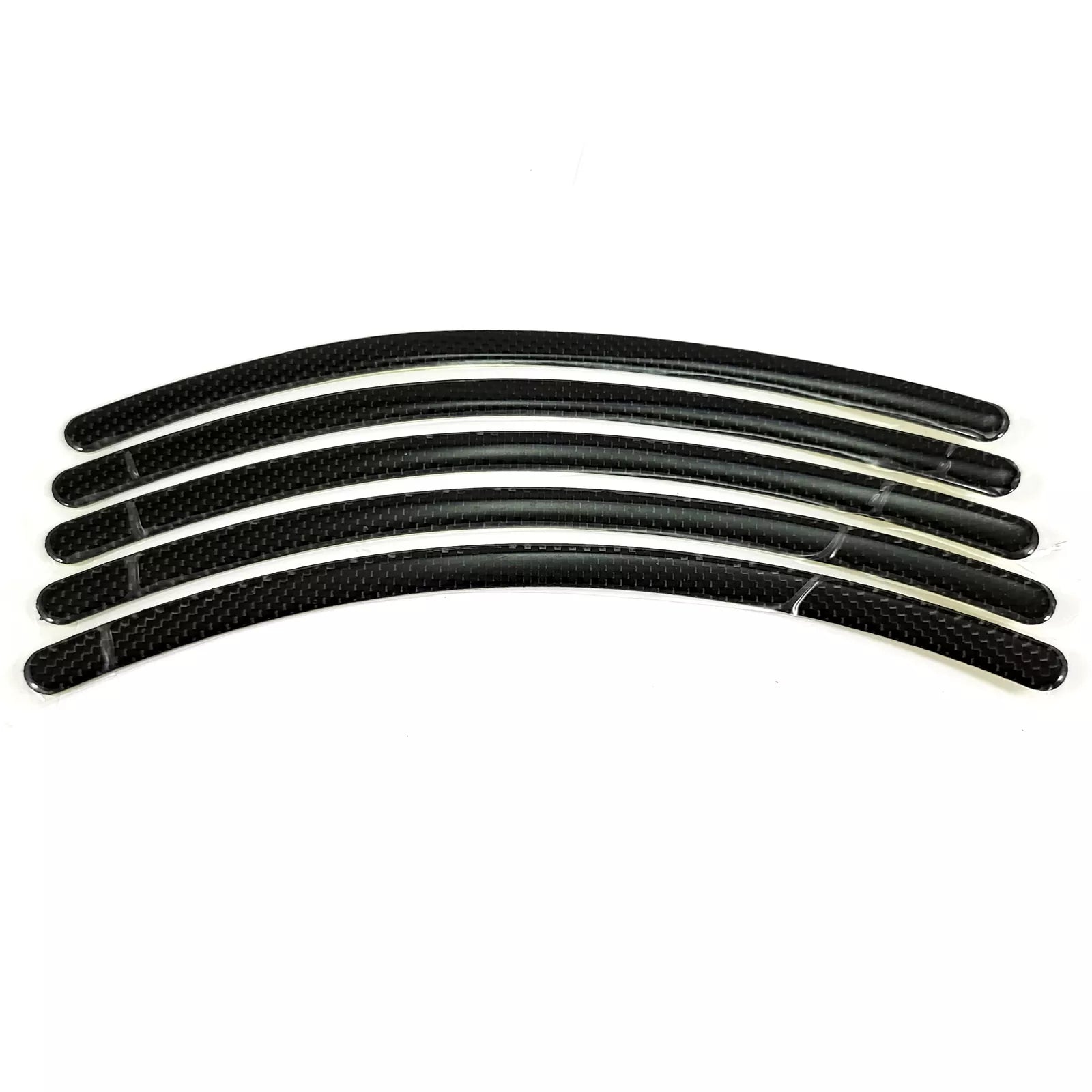 Asanti ABL12 19 Spoke Flange Sticker Set (5PK) - Black Wheel Rim Decals for Car & Truck Customization - Perfect for Automotive Enthusiasts & DIY Vehicle Upgrades