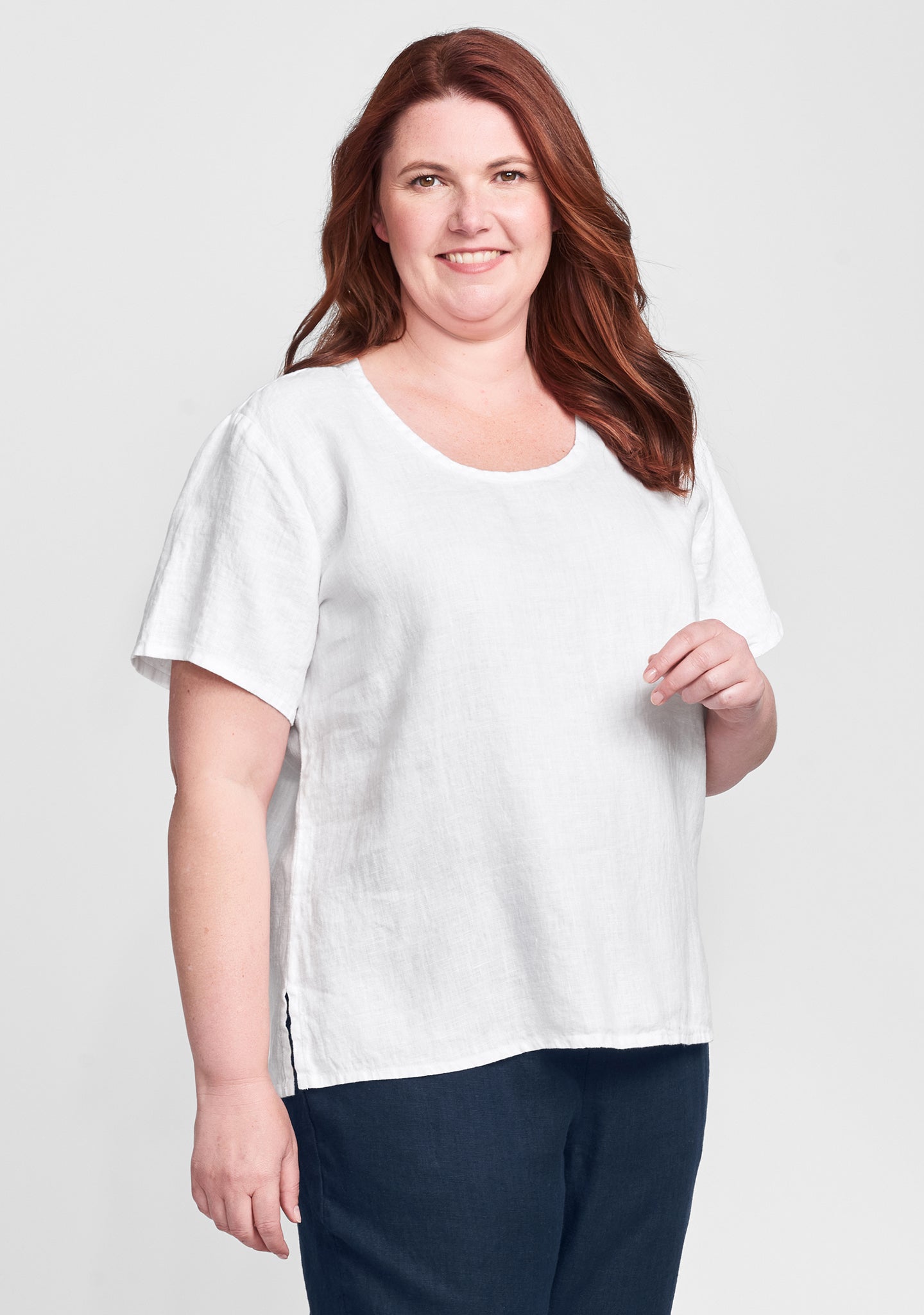 Premium Linen T-Shirt for Men & Women - Soft Breathable Cotton Blend Tee - Casual Summer Essential for Travel & Everyday Wear