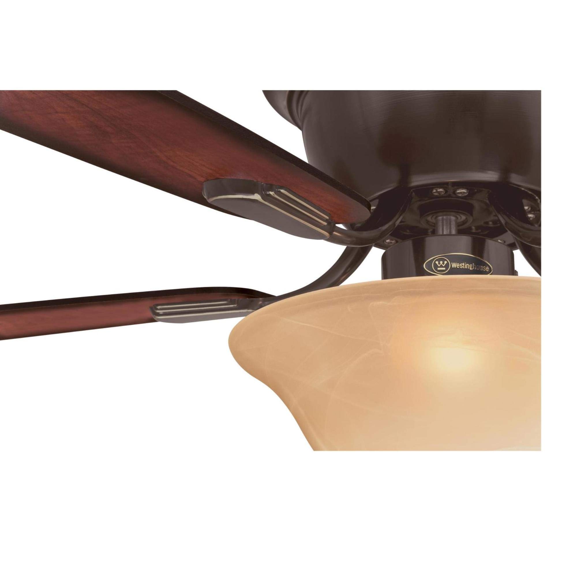 Westinghouse 7230600 52 Inch Sumter Indoor Ceiling Fan with Light Kit, Classic Bronze Finish - Perfect for Living Room, Bedroom & Home Office