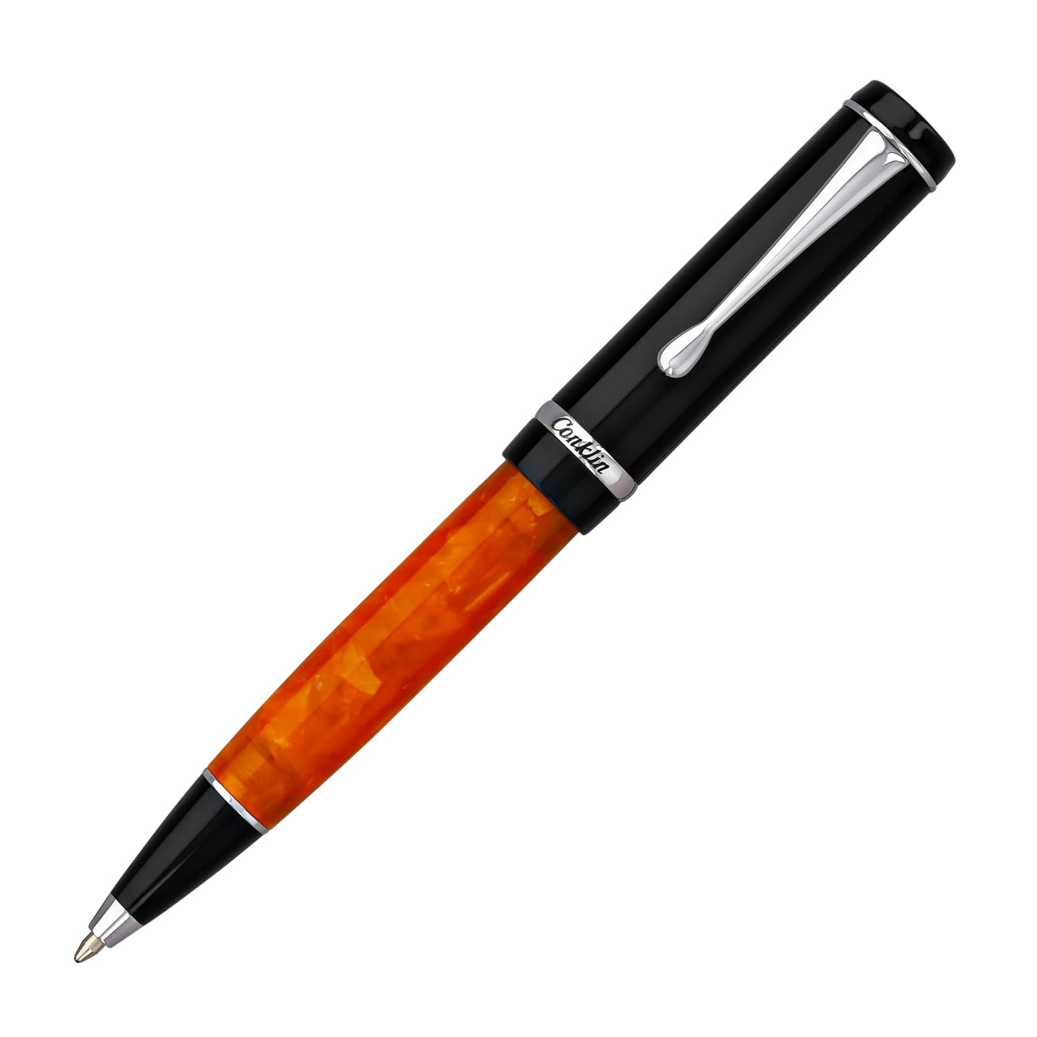 Conklin Duragraph Ballpoint Pen - Orange Nights Finish - Premium Writing Instrument for Business, Gifts & Everyday Use