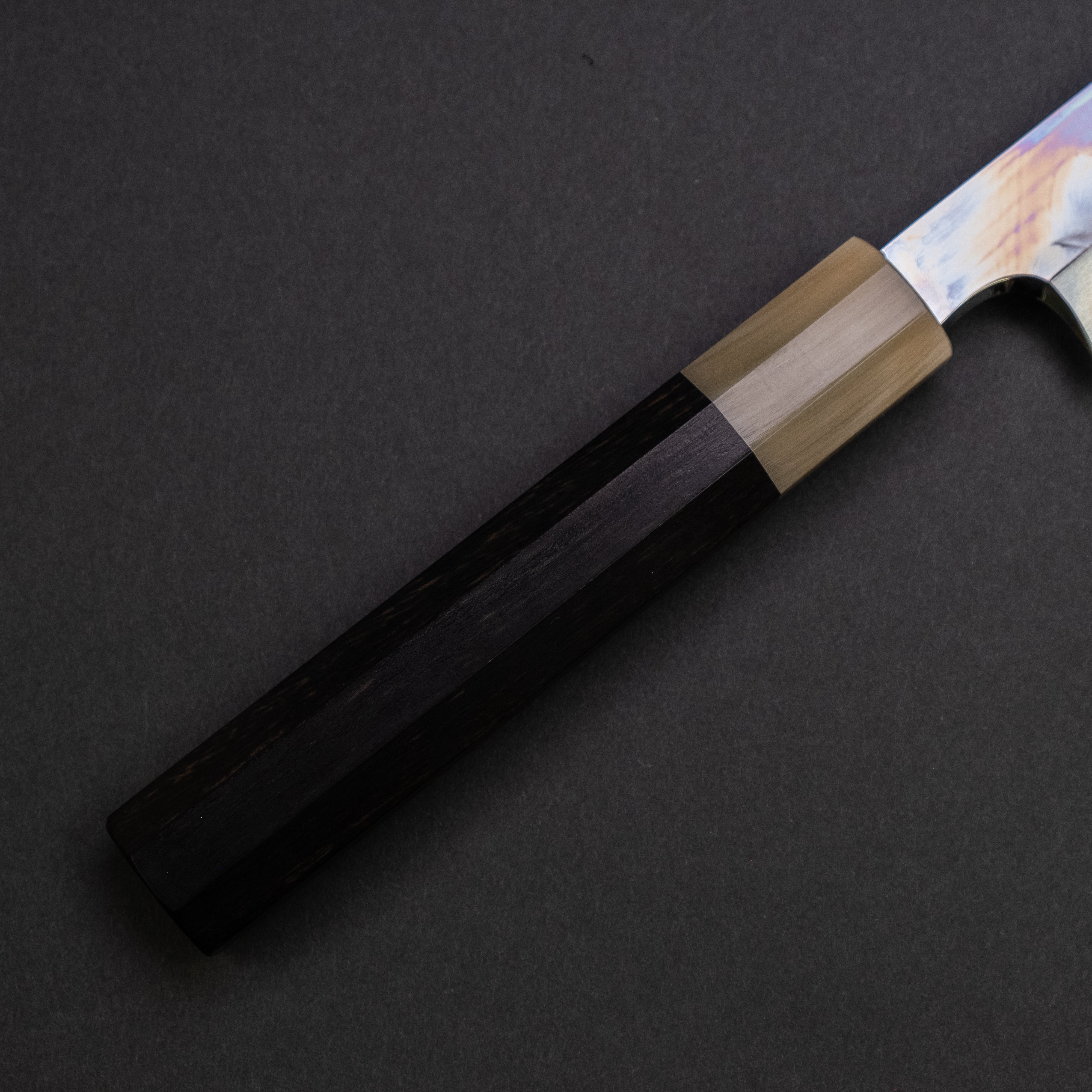 Hitohira Togashi White #1 Mizu Honyaki Yanagi Sakimaru 330mm Japanese Chef Knife with Taihei Ebony Handle & Saya - Perfect for Sushi, Sashimi and Precision Cutting