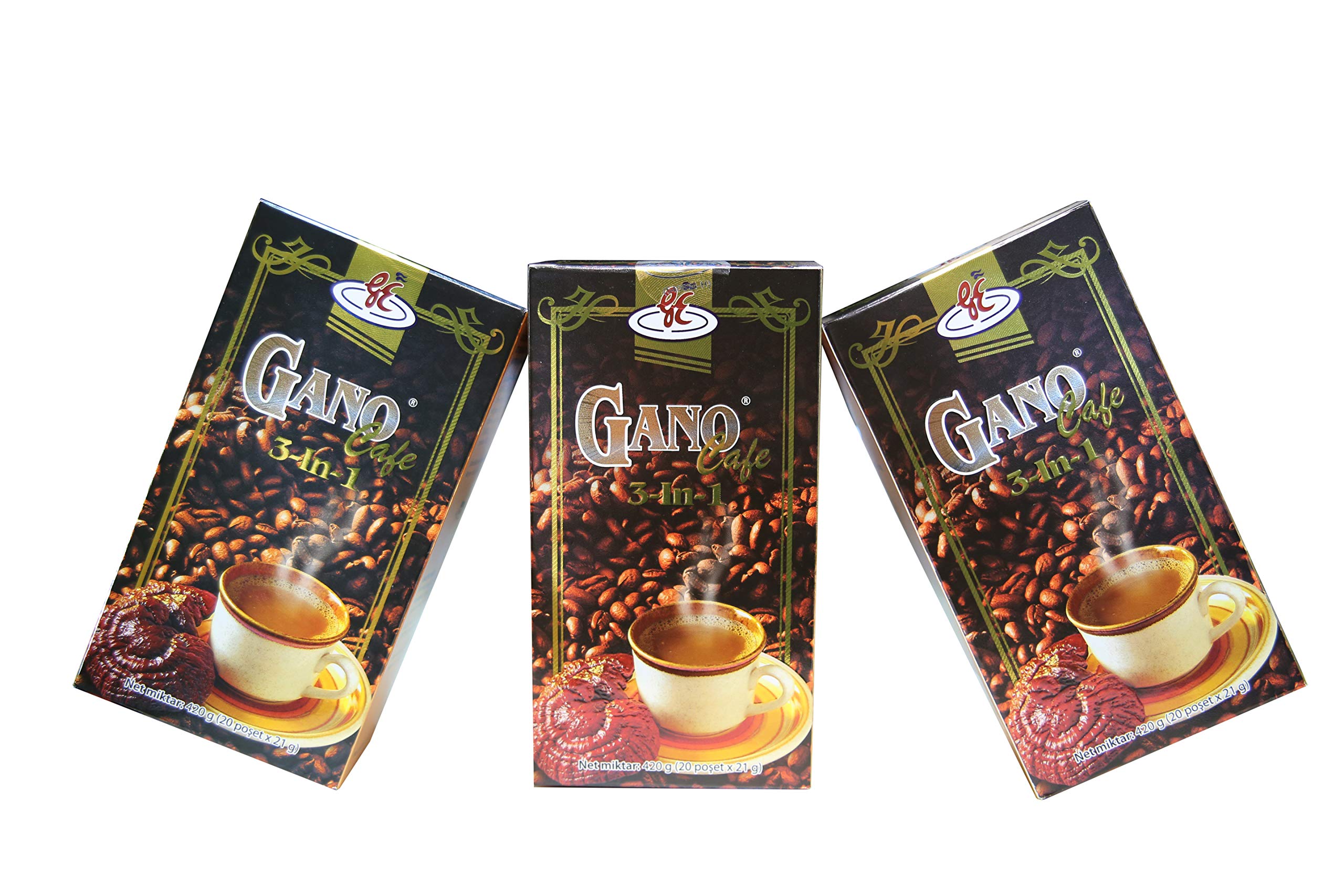 Premium GanoCafe 3-in-1 Ganoderma Coffee - 6 Boxes by GANO EXCEL INTERNATIONAL | Organic Mushroom Coffee Blend for Energy Boost & Wellness | Perfect for Morning Routine, Office Work & Healthy Lifestyle